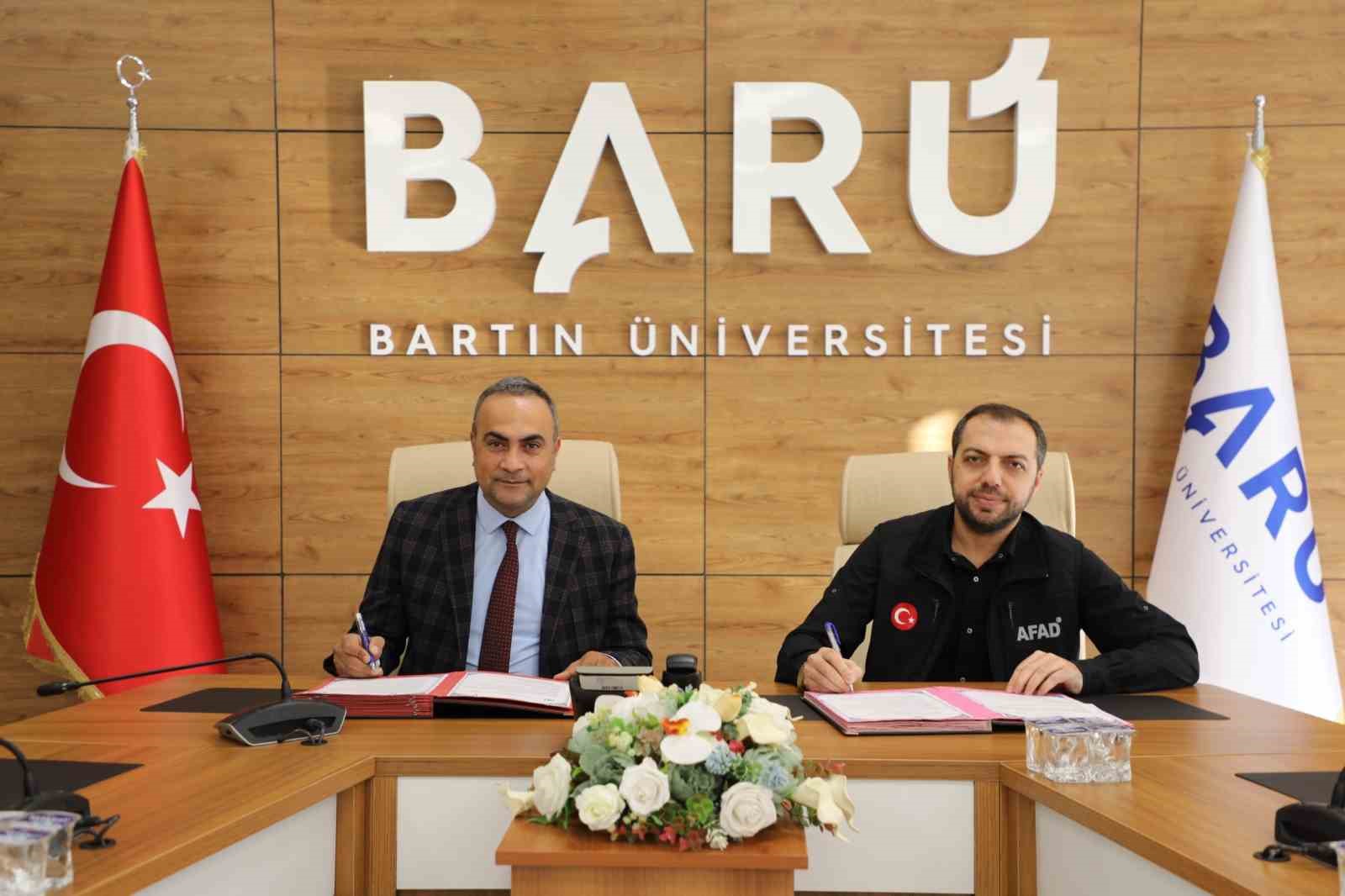 BARÜ ile Bartın AFAD arasında "Kapsayıcı Afet Eğitimi" protokolü imzalandı