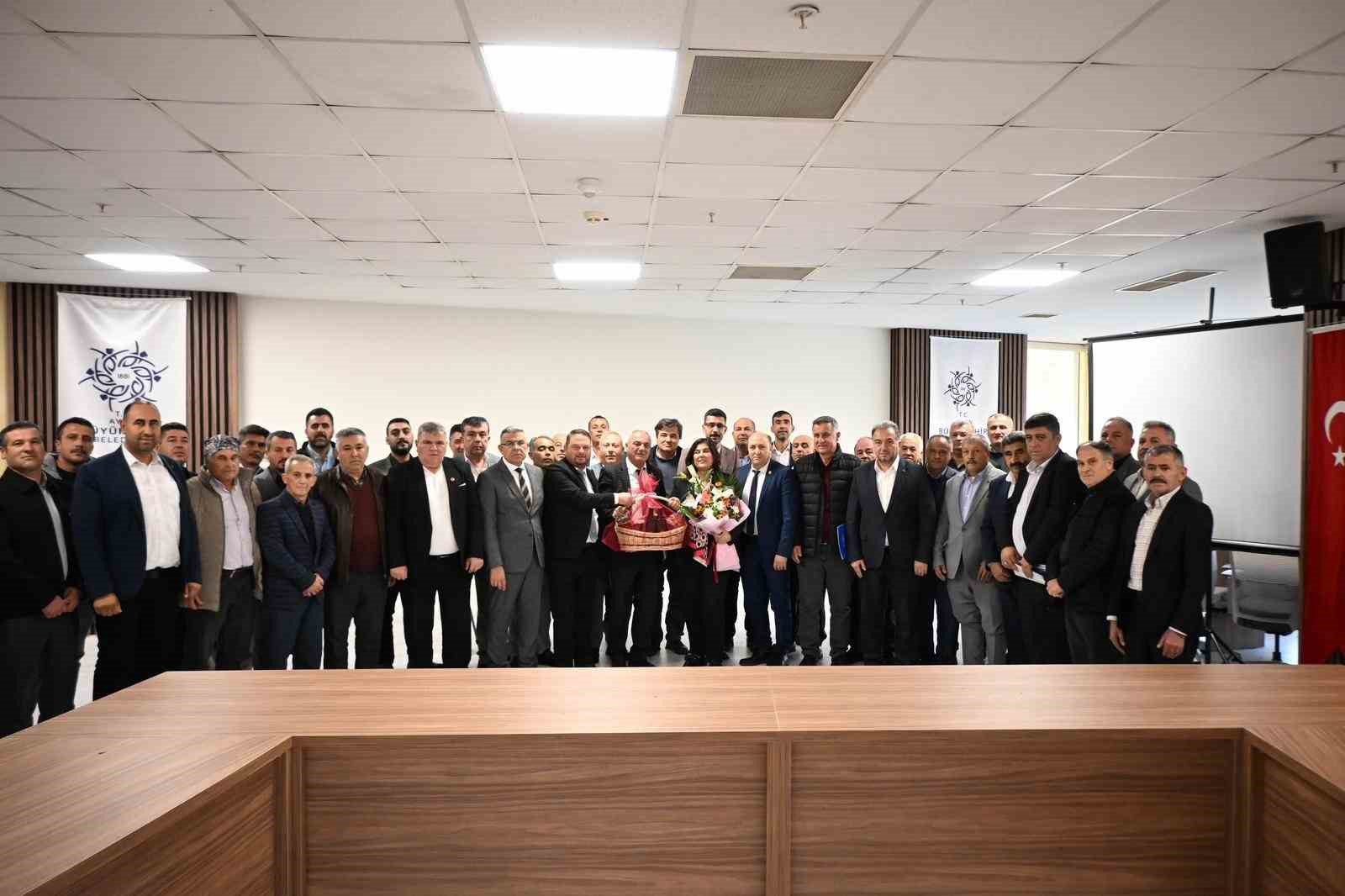 Başkan Çerçioğlu, Köşk ve Sultanhisar muhtarları ile bir araya geldi