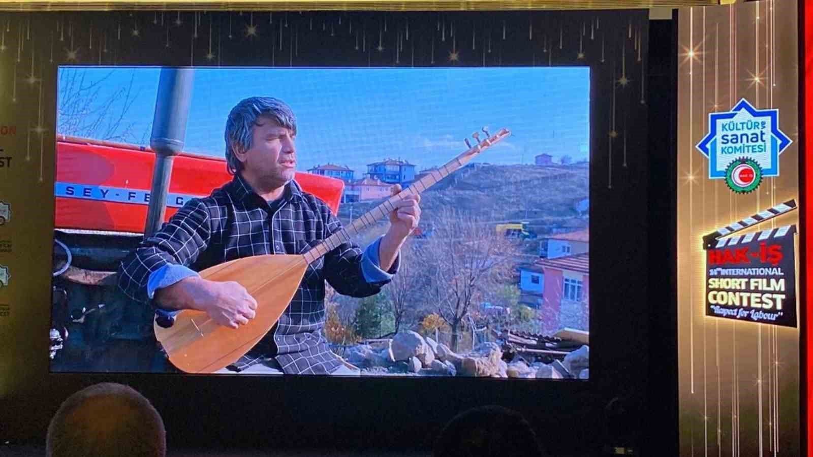 KBÜ öğrencisi, HAK-İŞ Uluslararası Kısa Film Yarışması’nda birinci oldu