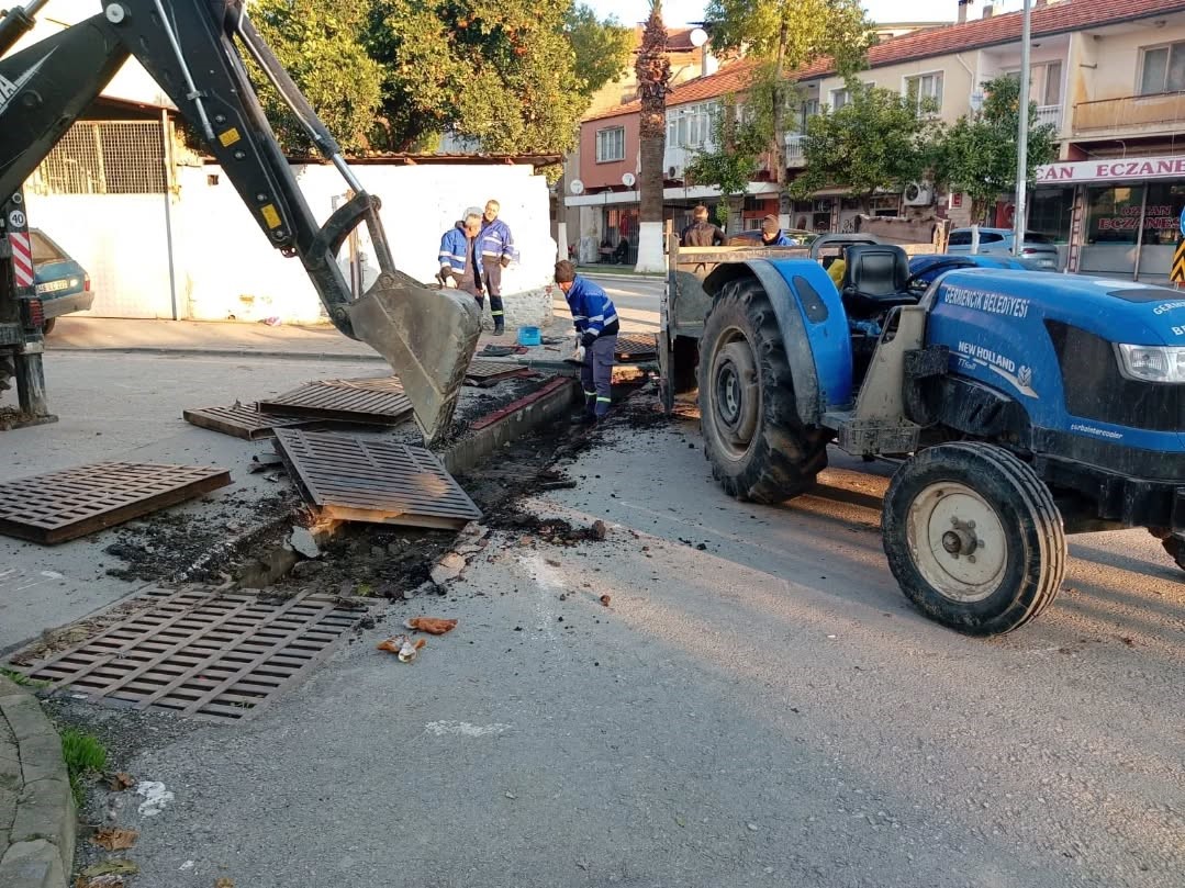Germencik’te mazgal temizliği