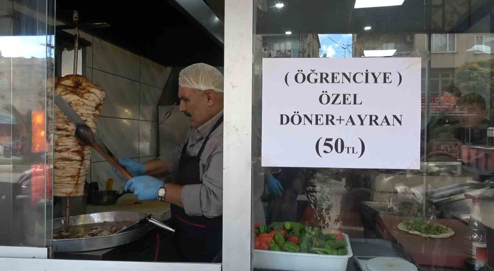 Döner 30 liraya düştü: Kilis’te esnaftan indirim akımı