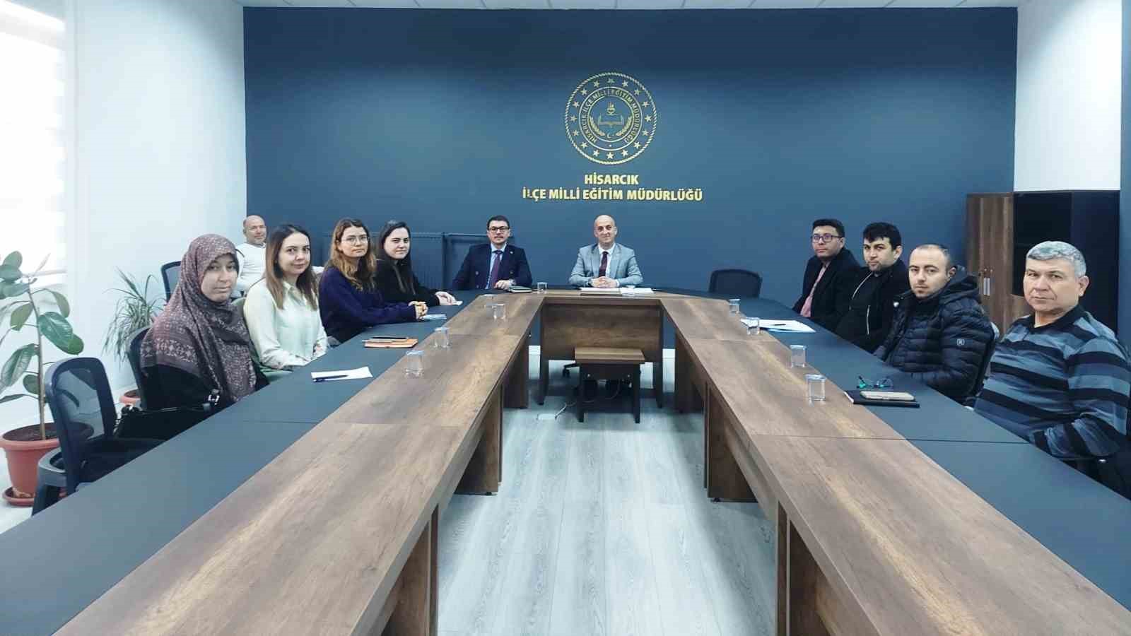 Hisarcık’ta branş öğretmenleri toplantıları başladı