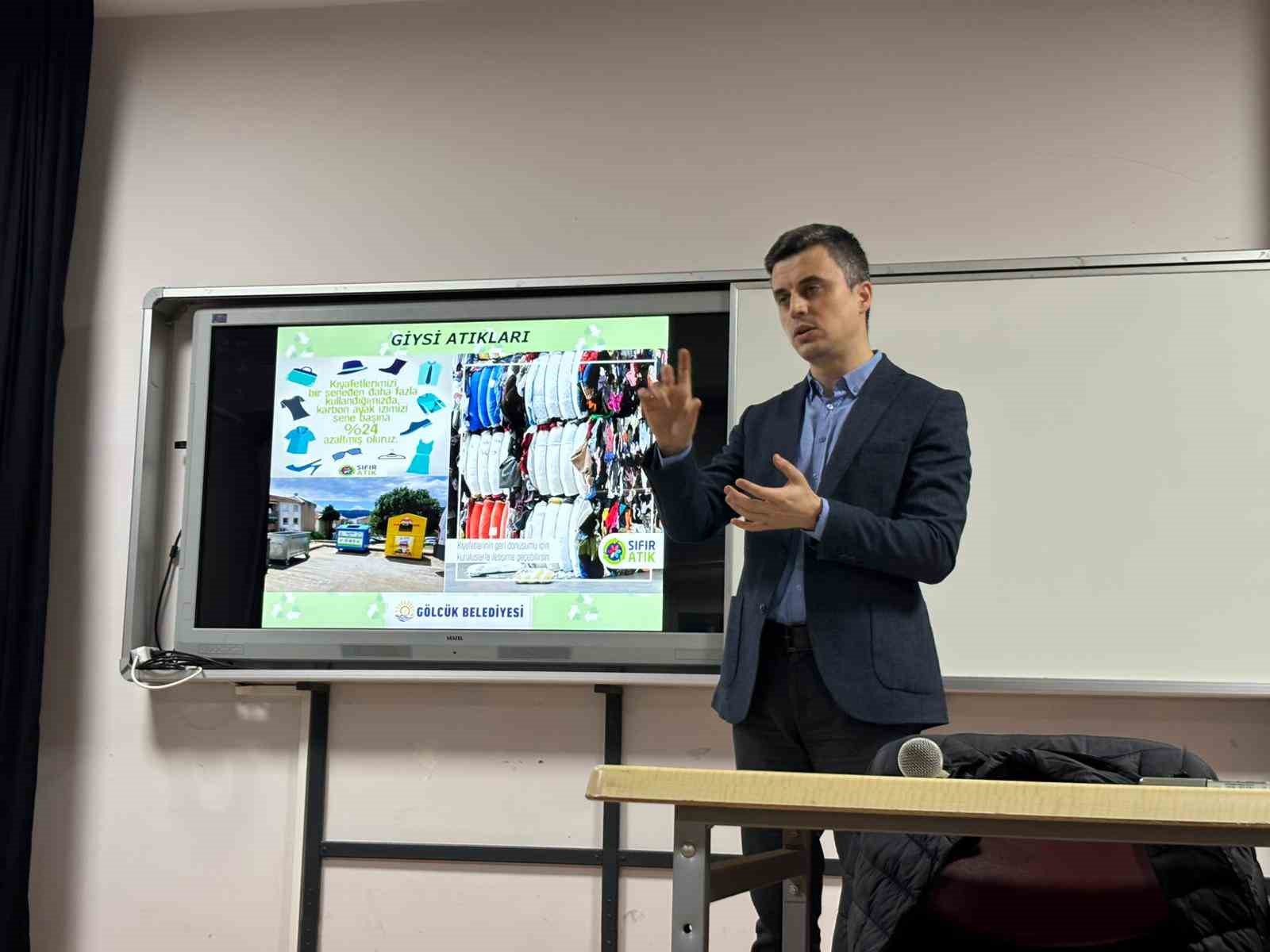 Gölcük’te lise öğrencilerine &quot;sıfır atık&quot; eğitimi