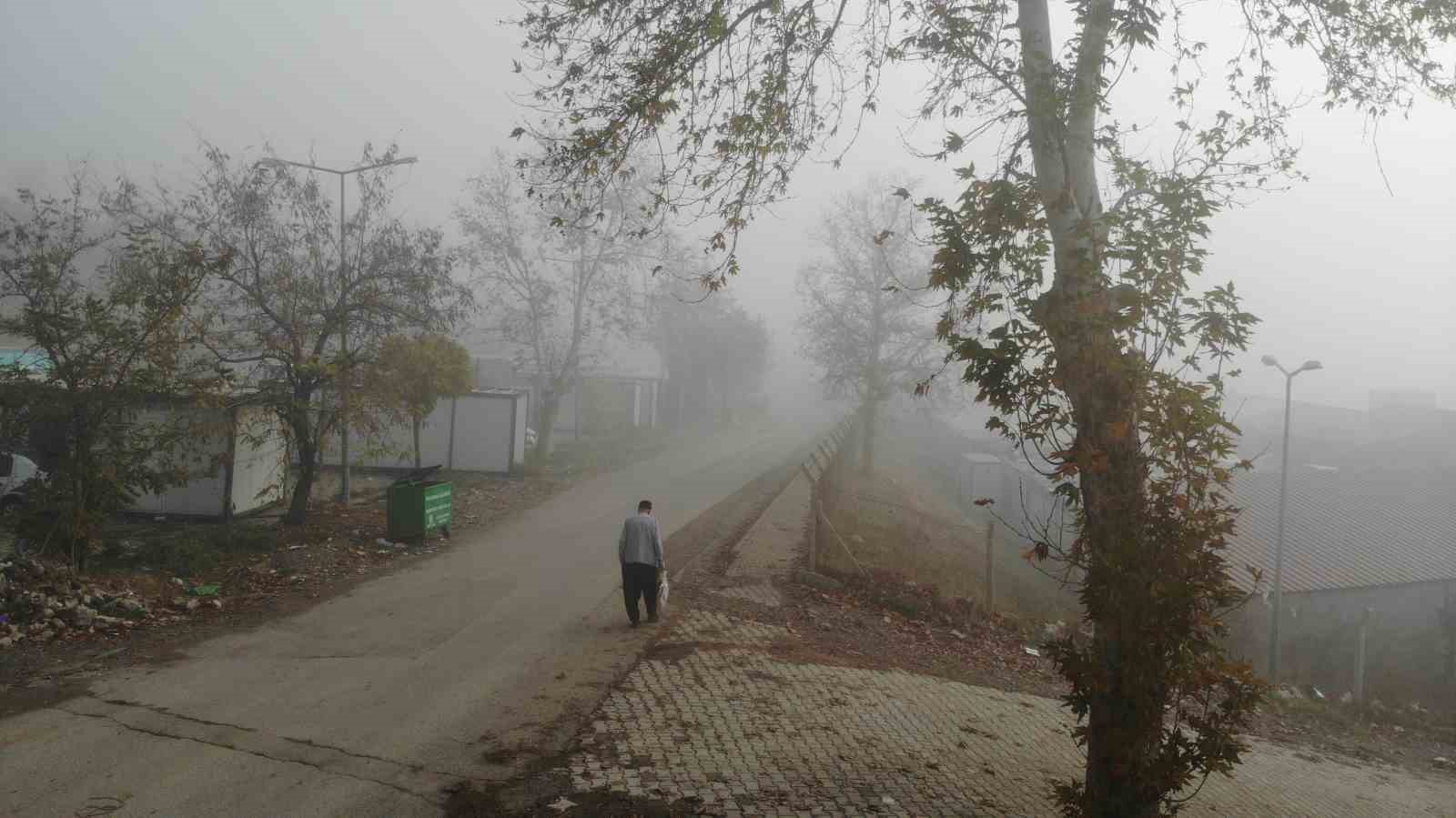 Kahramanmaraş’ta sis etkili oldu