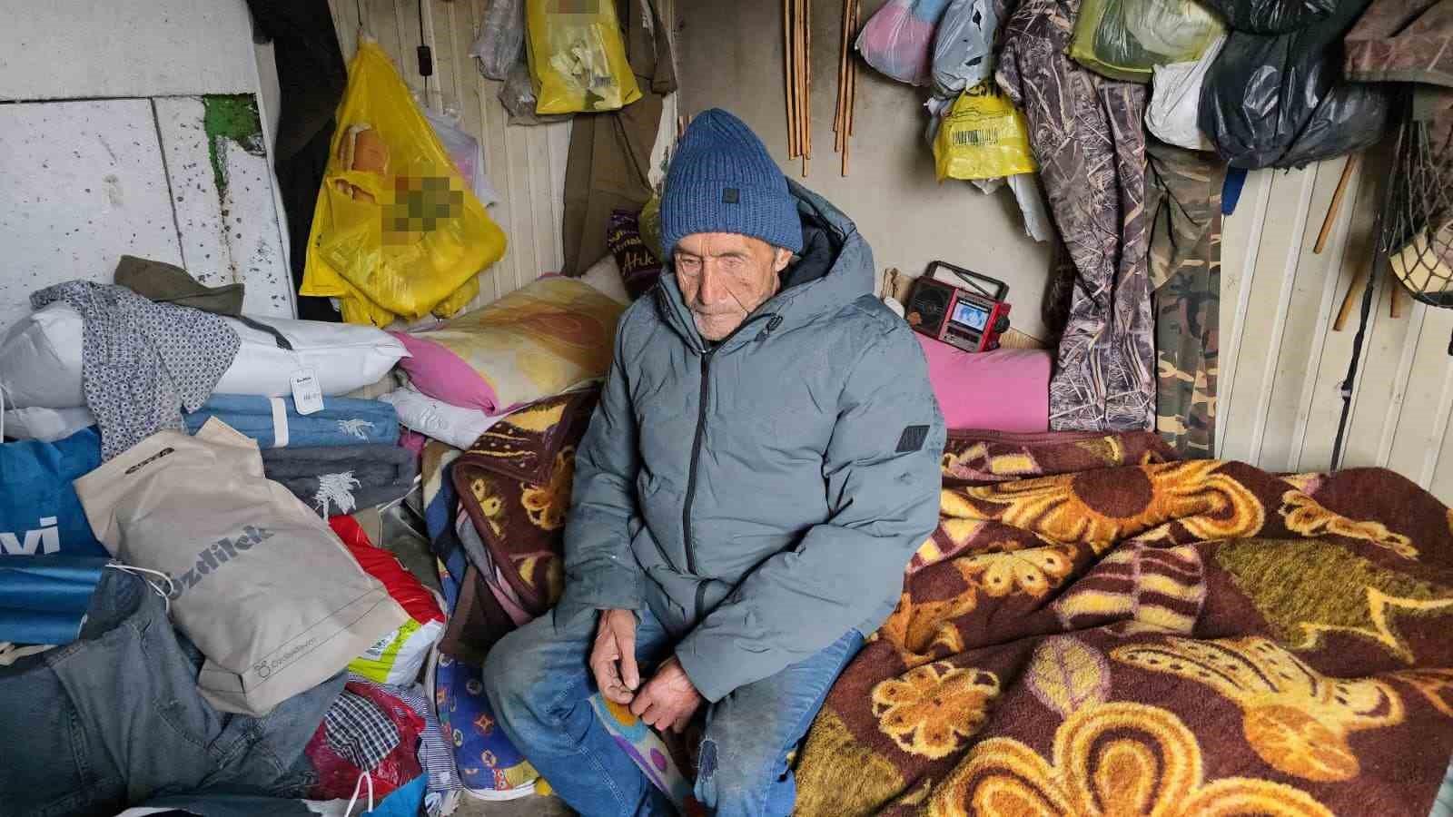 İHA’nın haberi ses getirdi, barakada yaşayan engelli adama devlet sahip çıktı