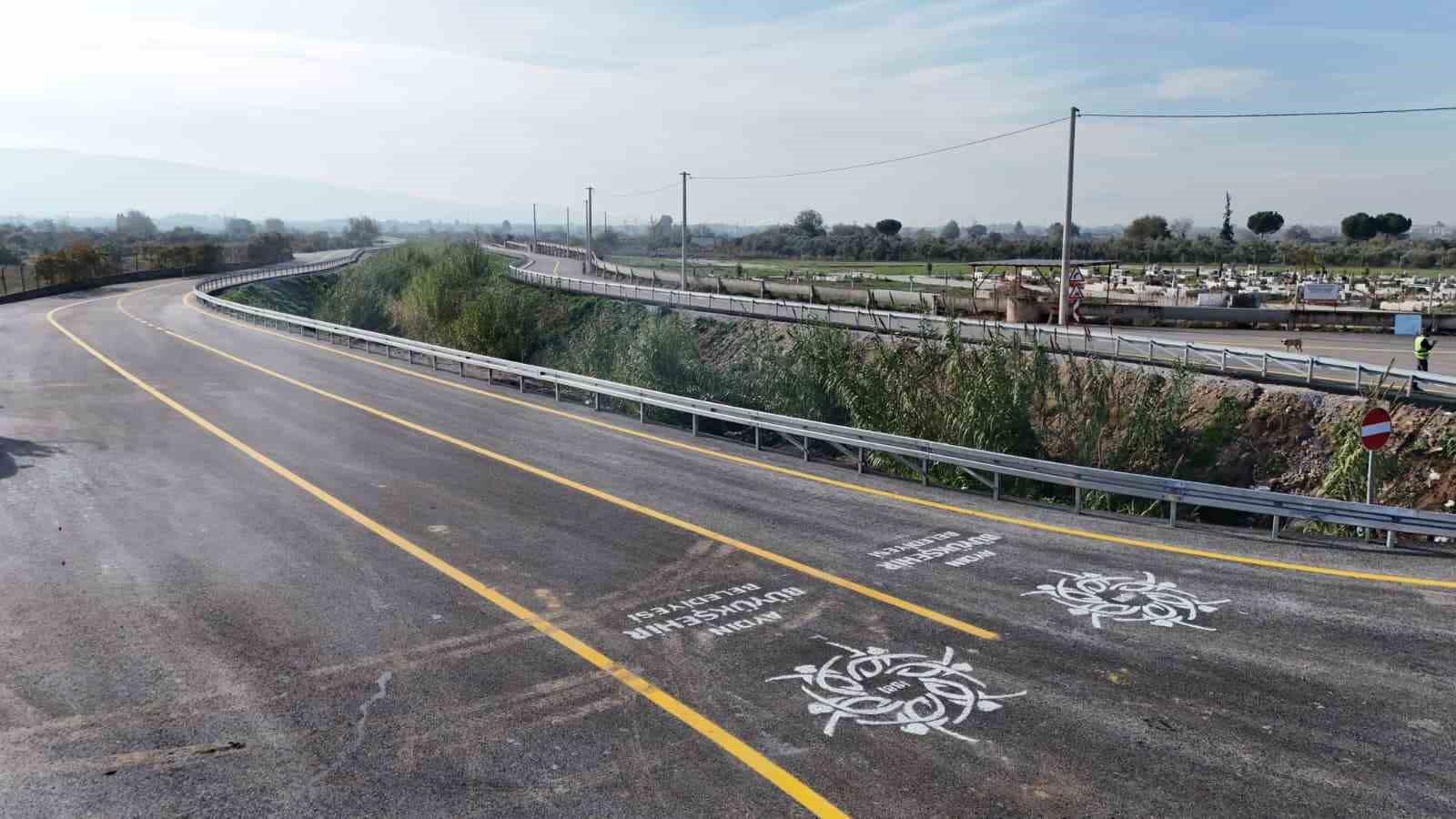 İncirliova ile Aydın Şehir Hastanesi arasında yol yapım çalışmaları tamamlandı
