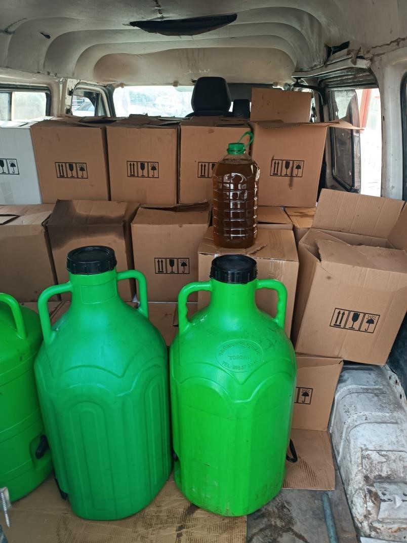 Aydın’da bin 300 litre tağşiş yağ ele geçirildi