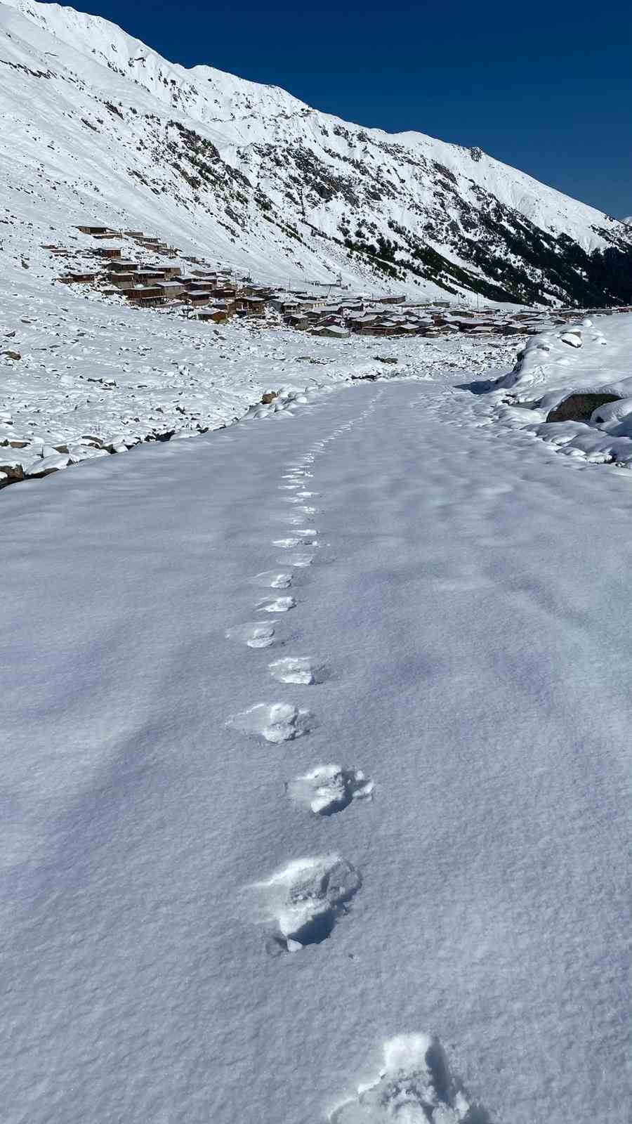 Rize&rsquo;de kar yağışı y&uuml;ksek kesimlerde etkili oluyor
