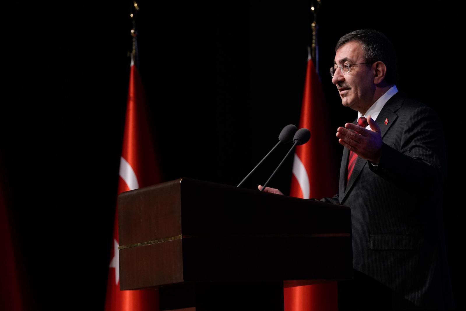 Cumhurbaşkanı Yardımcısı Yılmaz: "Beyannamenin en ağır ihlal edildiği coğrafyanın başında Gazze ve Filistin toprakları yer almaktadır"