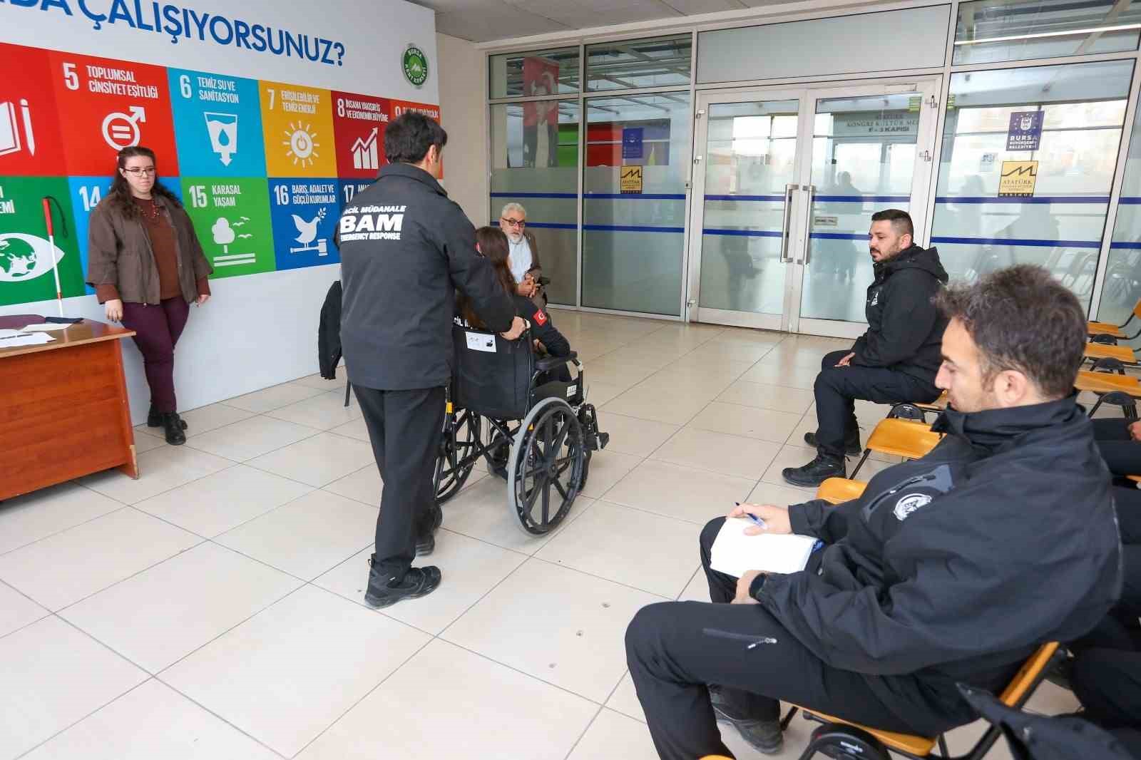 Bursa afetlere engelsiz hazırlanıyor

