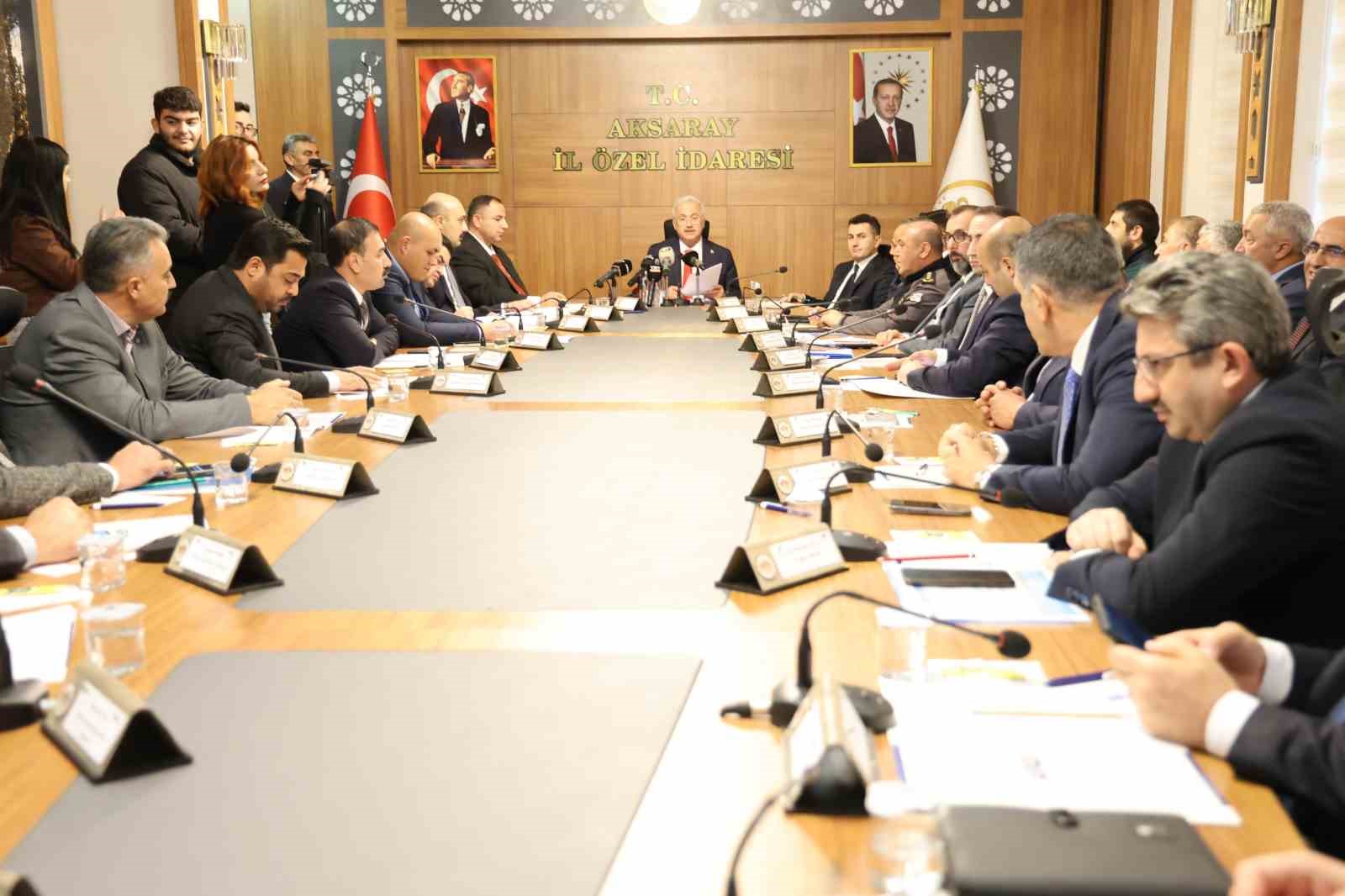 Aksaray’da bin 100 personel kış tedbiri görevine hazır