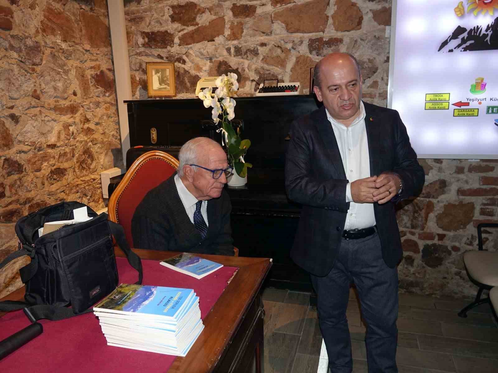 Prof. Dr. Kenan Mortan’ın "100 Soruda Kazdağları ve Etekleri Kılavuzu" kitabı tanıtıldı