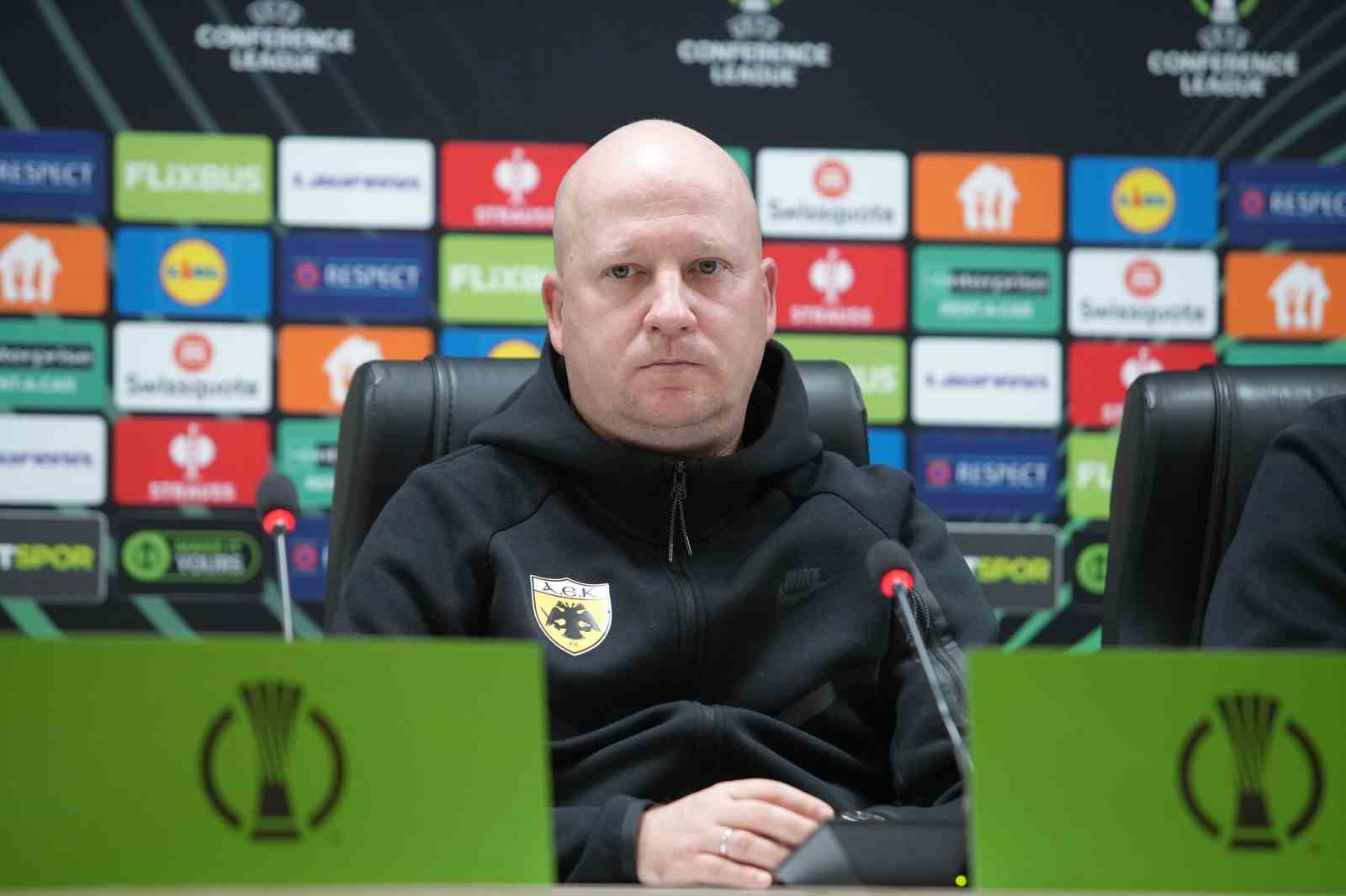 AEK Teknik Direktörü Nikolic: "Avrupa’da devam etmek için Samsunspor maçı çok önemli"