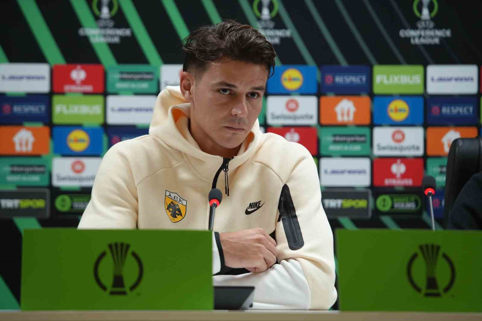 AEK Teknik Direktörü Nikolic: "Avrupa’da devam etmek için Samsunspor maçı çok önemli"