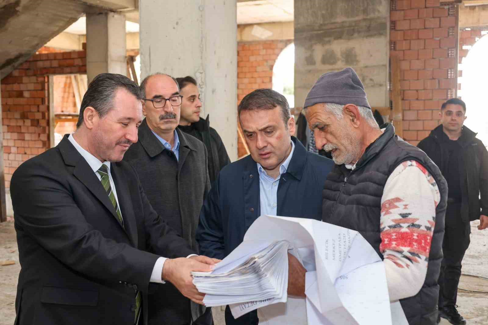 Bilecik Valisi Sözer’den Kuba Camii incelemesi