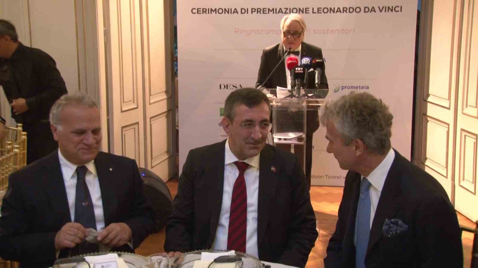 Cumhurbaşkanı Yardımcısı Cevdet Yılmaz: "Türk şirketleri İtalyan pazarında giderek daha dinamik bir rol oynamaktadır"