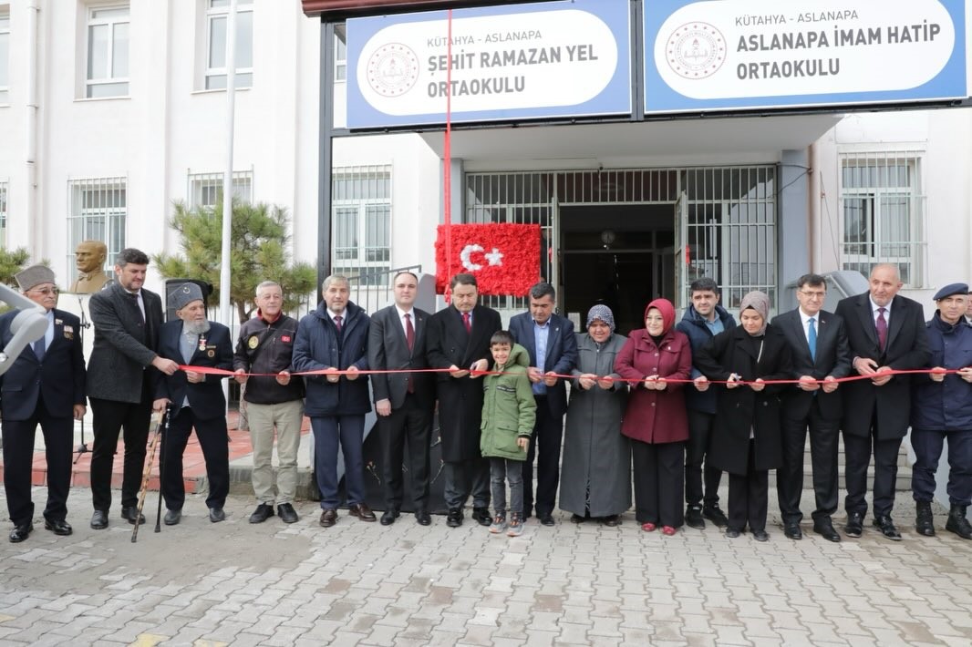 Şehit Ramazan Yel’in adı Aslanapa’da eğitim kurumunda yaşatılacak
