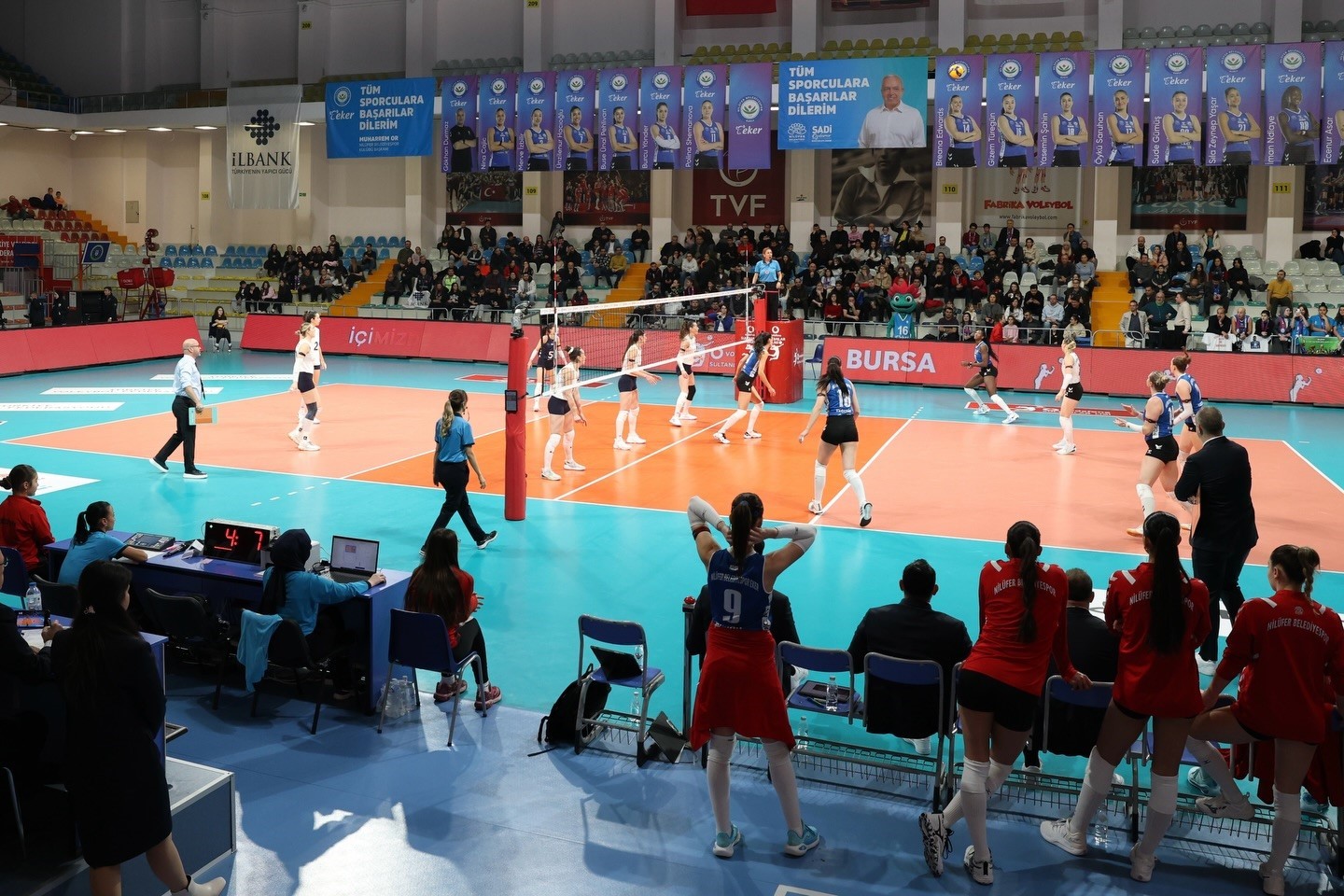 Nilüfer Belediyespor Eker, galibiyet serisini sürdürdü
