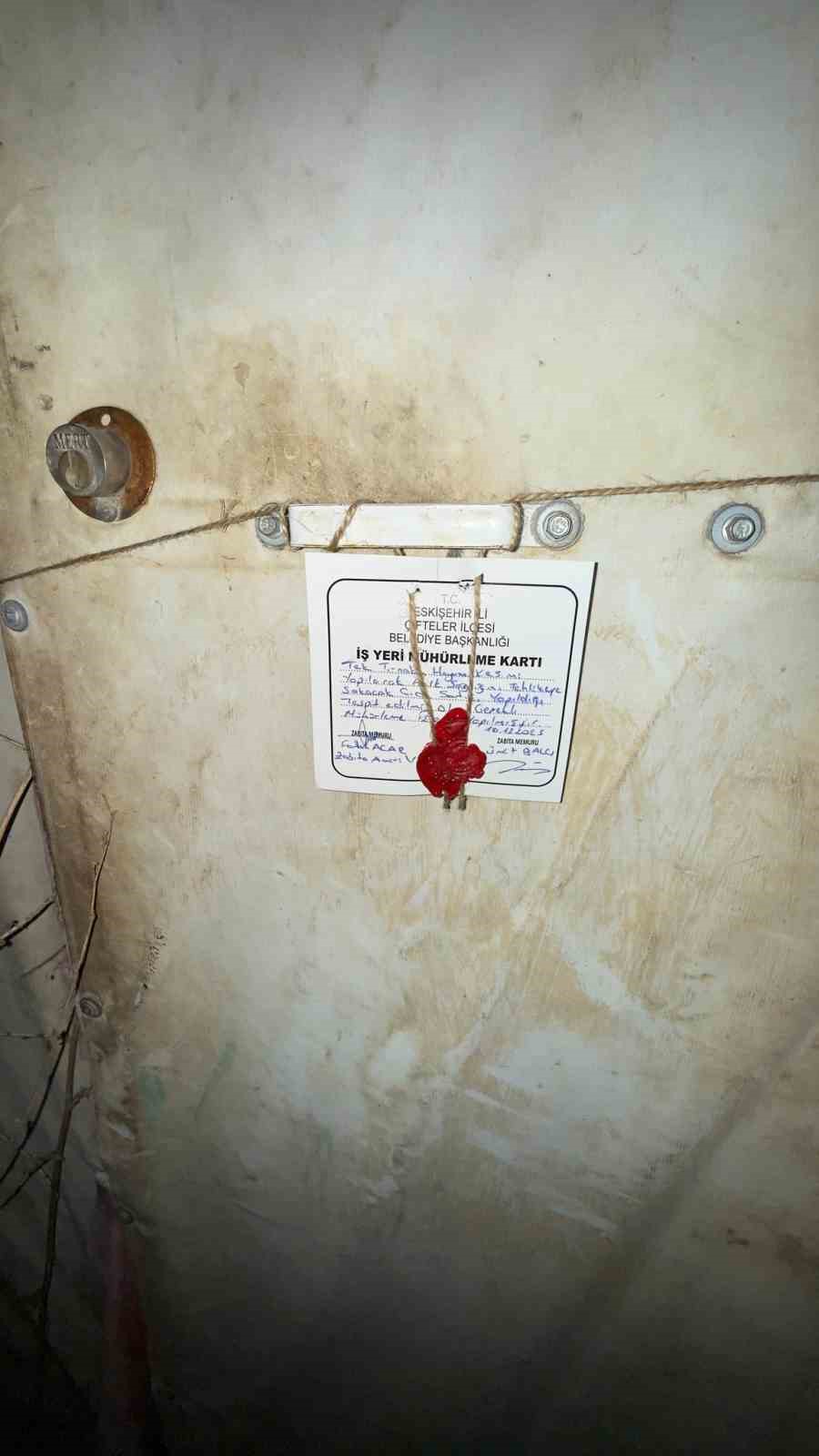 Çifteler’de 215 kilogram kaçak at eti ele geçirildi