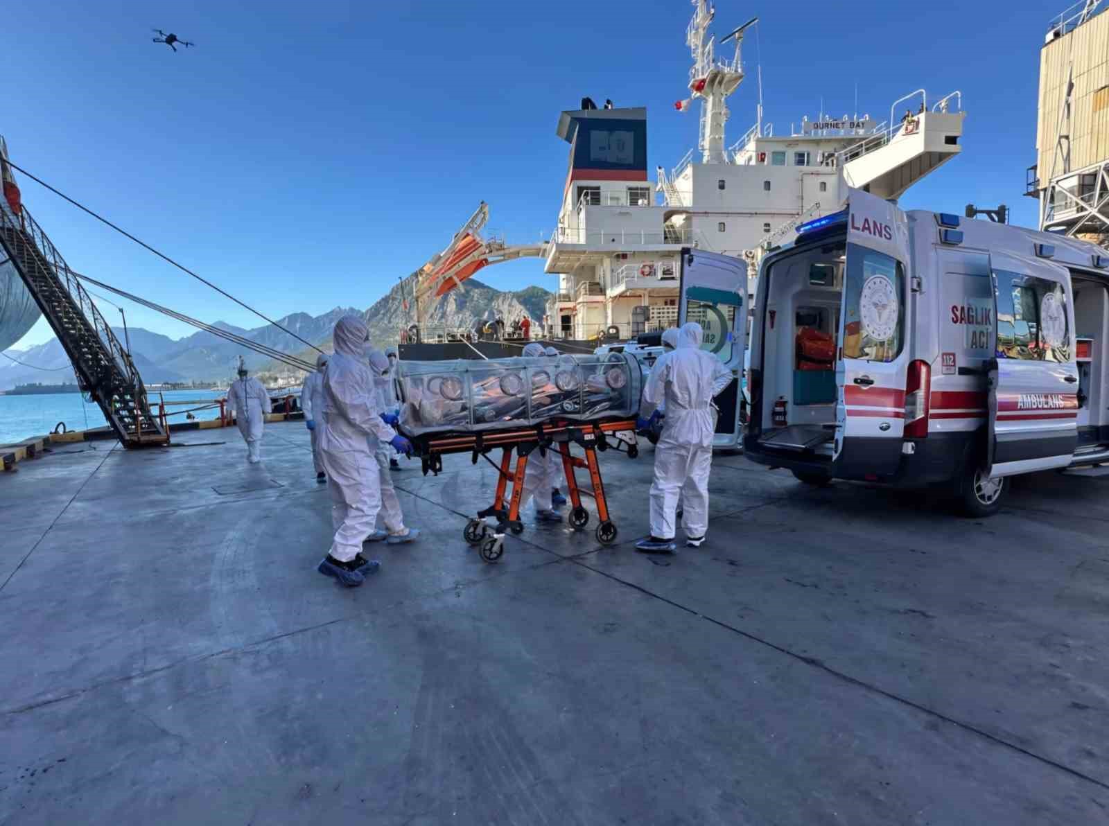 Antalya Limanı’nda uluslararası salgın tatbikatı