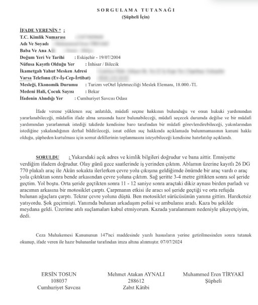 Felç kalan genç sürücüye hasta yatağında ikinci şok