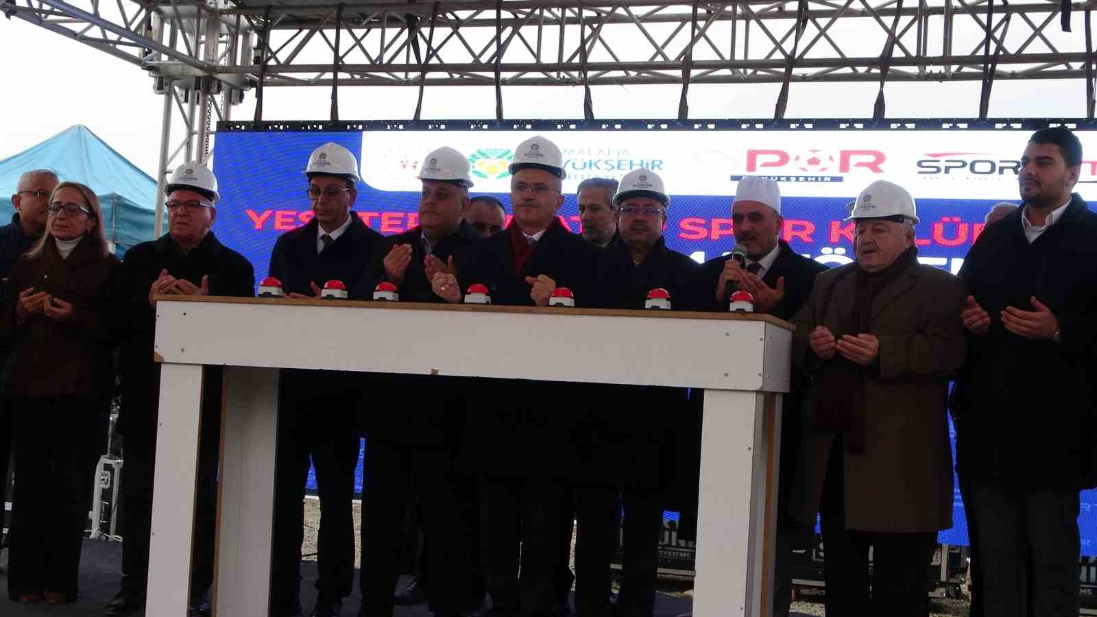 Malatya Büyükşehir’den amatöre 43 milyonluk yatırım