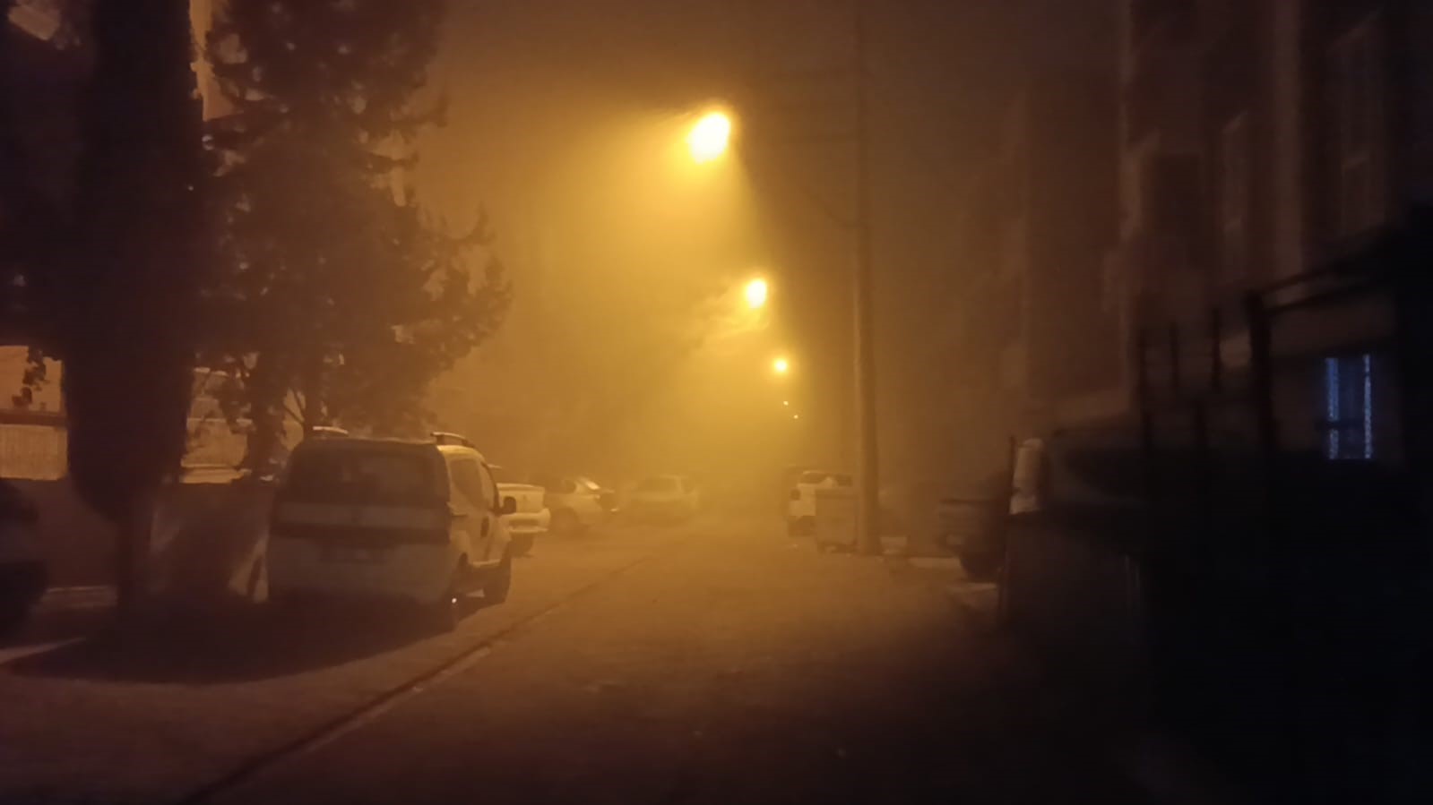 Şanlıurfa’da gece boyu yoğun sis etkili oldu