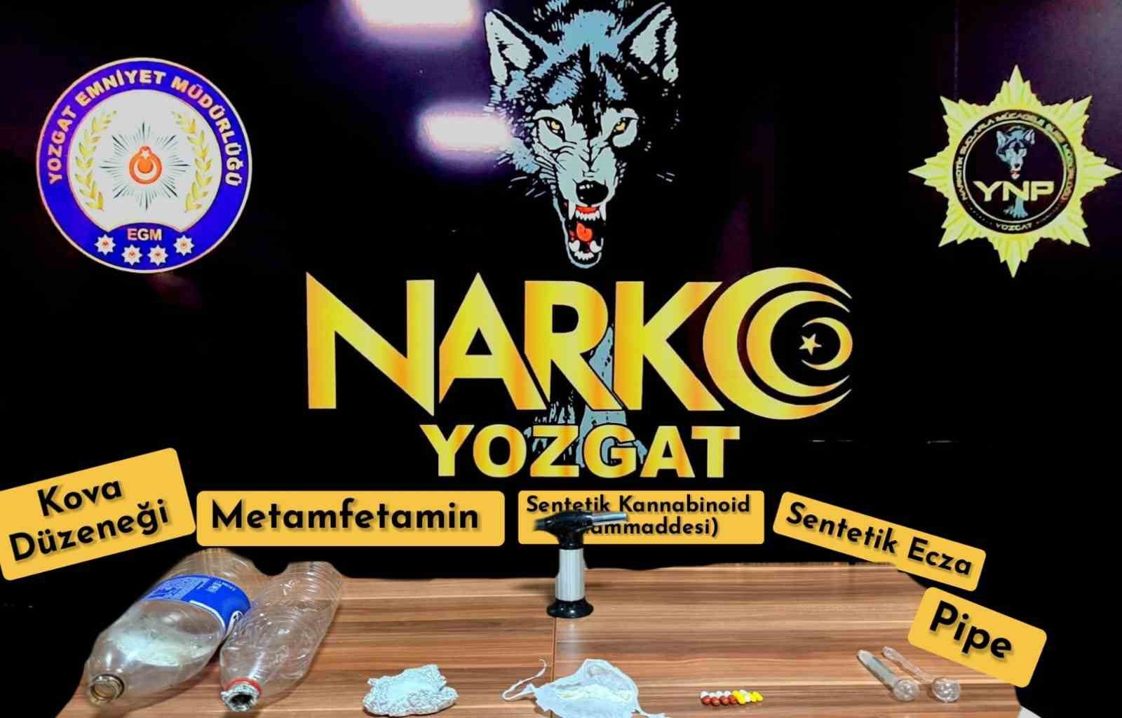 Yerköy’de uyuşturucu operasyonu