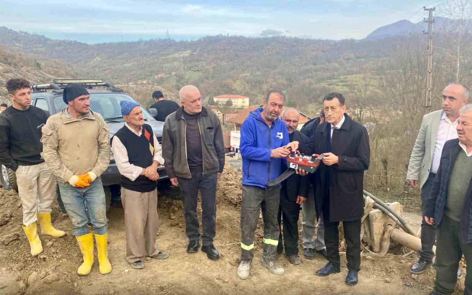 Yortan’da TOKİ konutlarının temeli atıldı