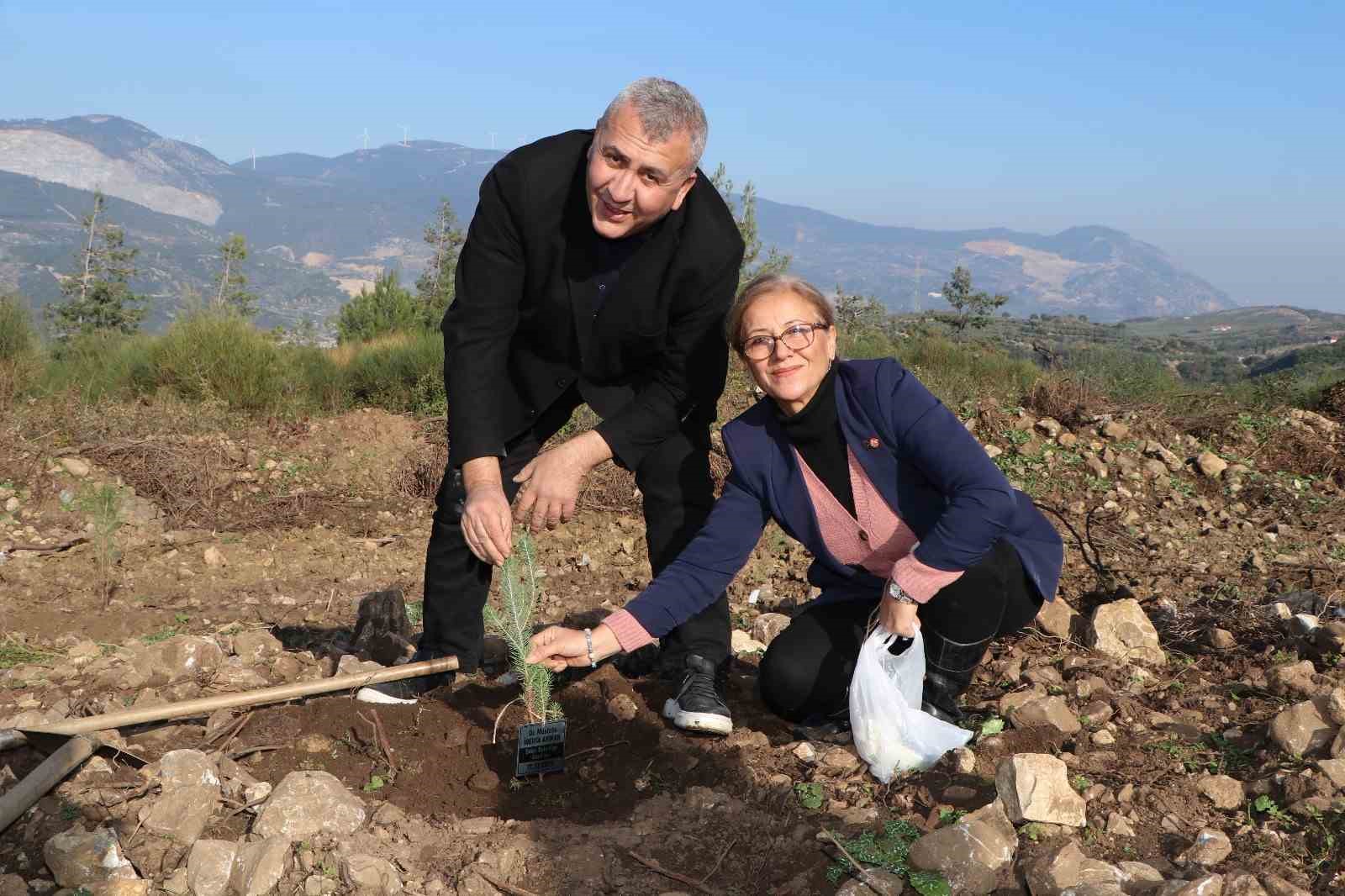 Söke’de fidanlar toprakla buluştu