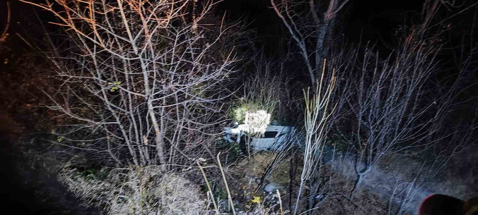 Artvin’de otomobil uçuruma yuvarlandı: 4 yaralı