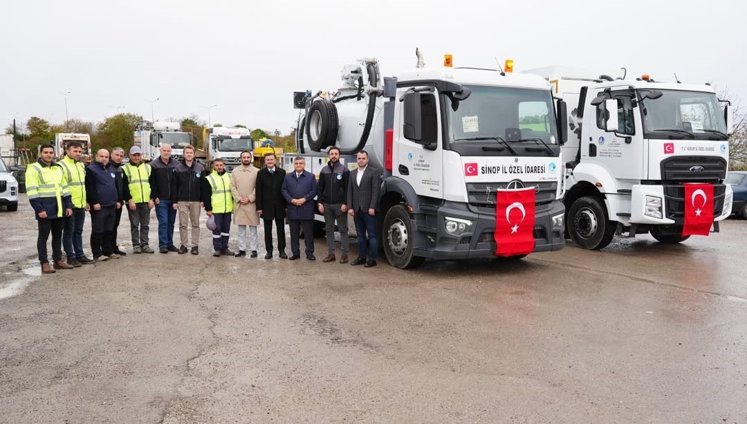 Sinop’a yeni araç takviyesi
