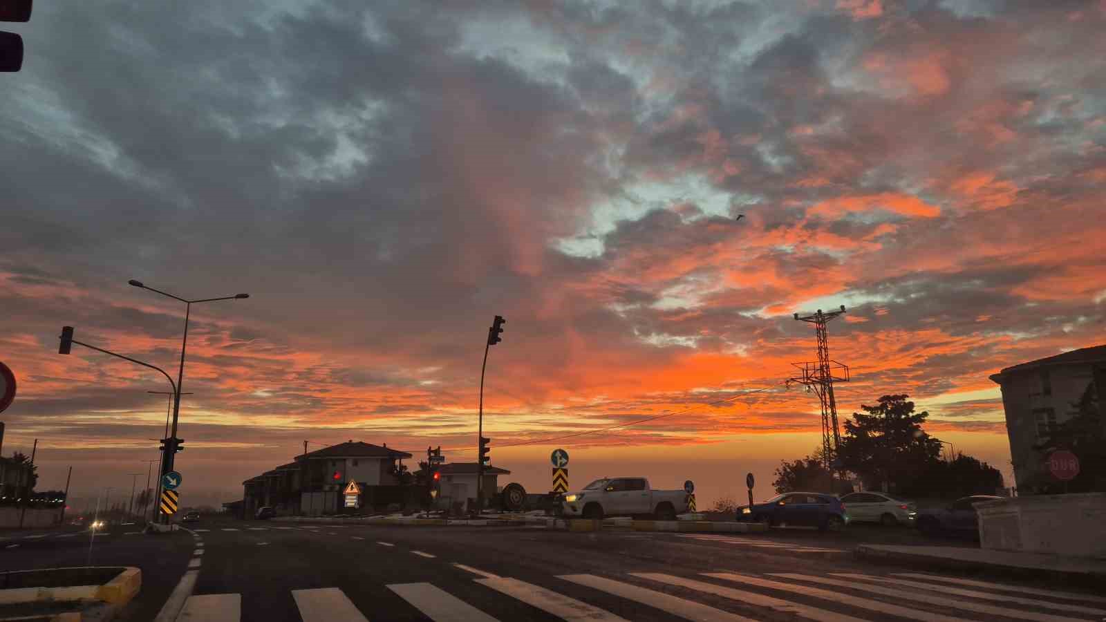 Tekirdağ&rsquo;da muhteşem g&ouml;r&uuml;nt&uuml;: Renklerin dansı

