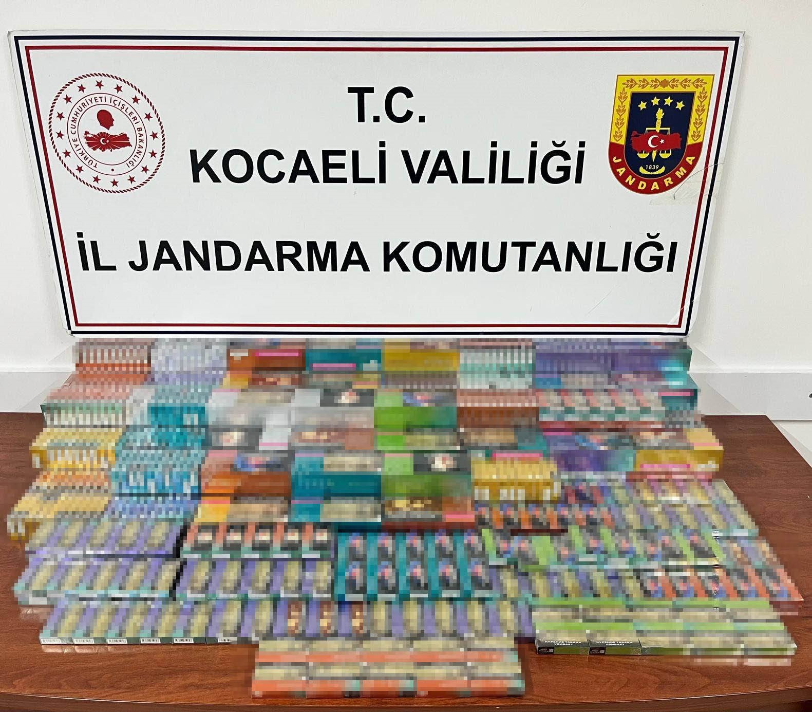 Kocaeli’de piyasa değeri yüksek ünlü markaya ait 100 termos ele geçirildi