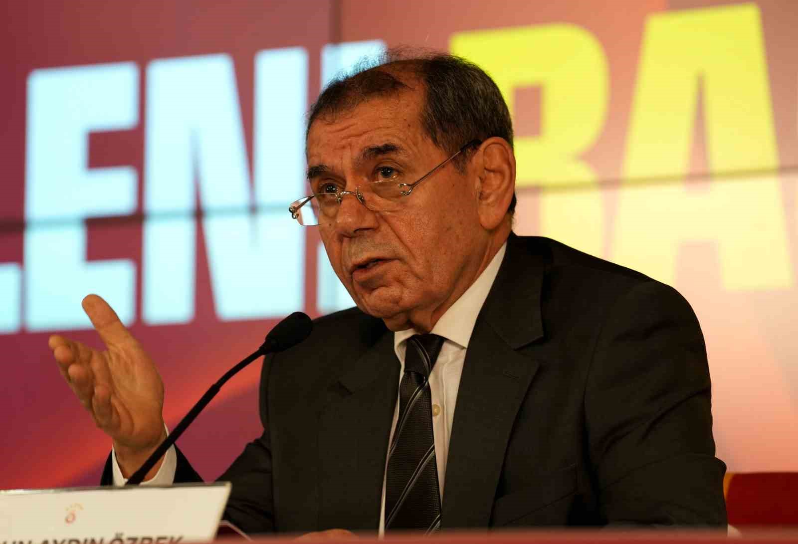 Dursun Özbek: "Türkiye Futbol Federasyonu, Galatasaray nefretiyle yönetilmektedir"
