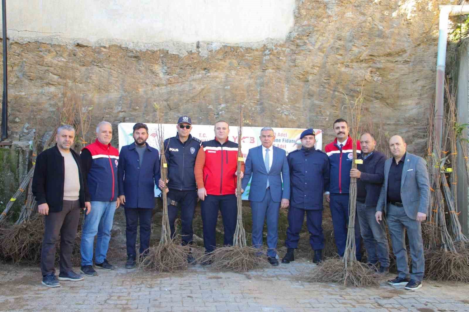 Köşklü üreticilere kestane fidanı dağıtıldı