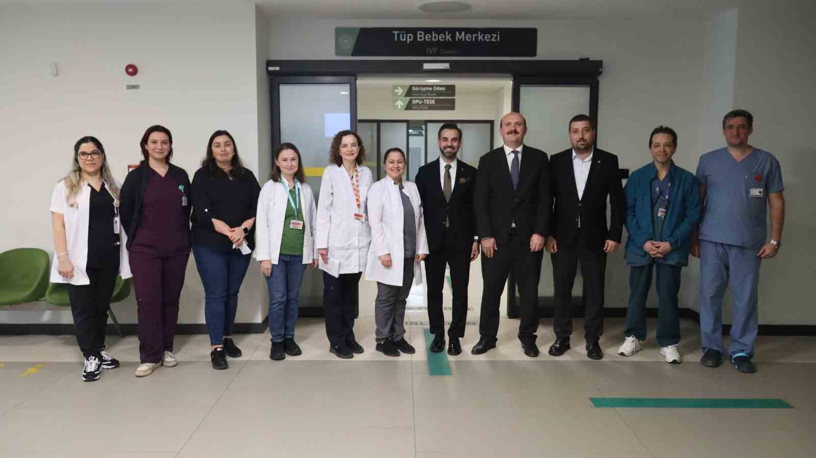 Bursa Şehir Hastanesi Tüp Bebek Merkezi’nde ilk bebek dünyaya geldi