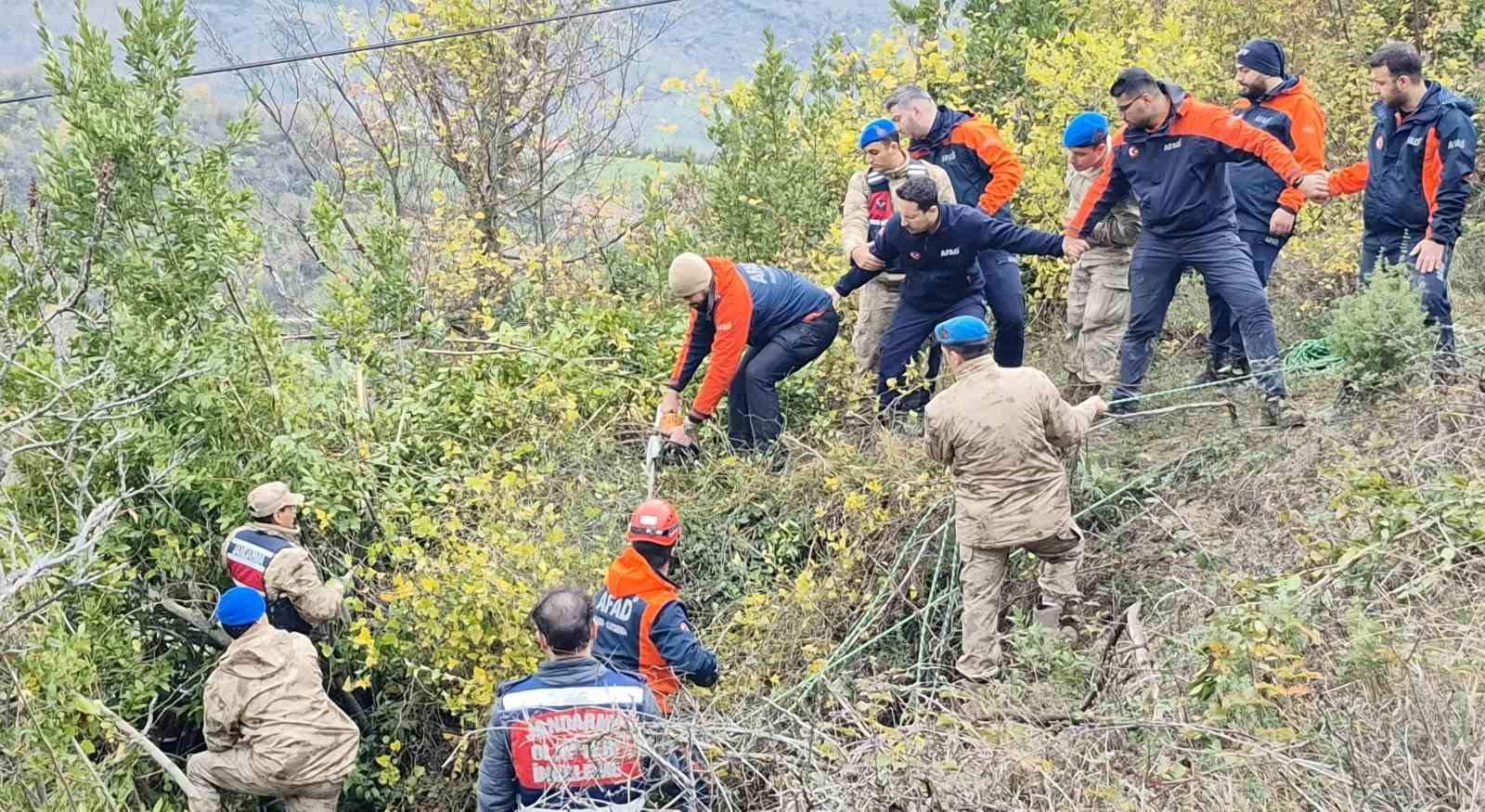 Düştüğü çalılık mezarı oldu