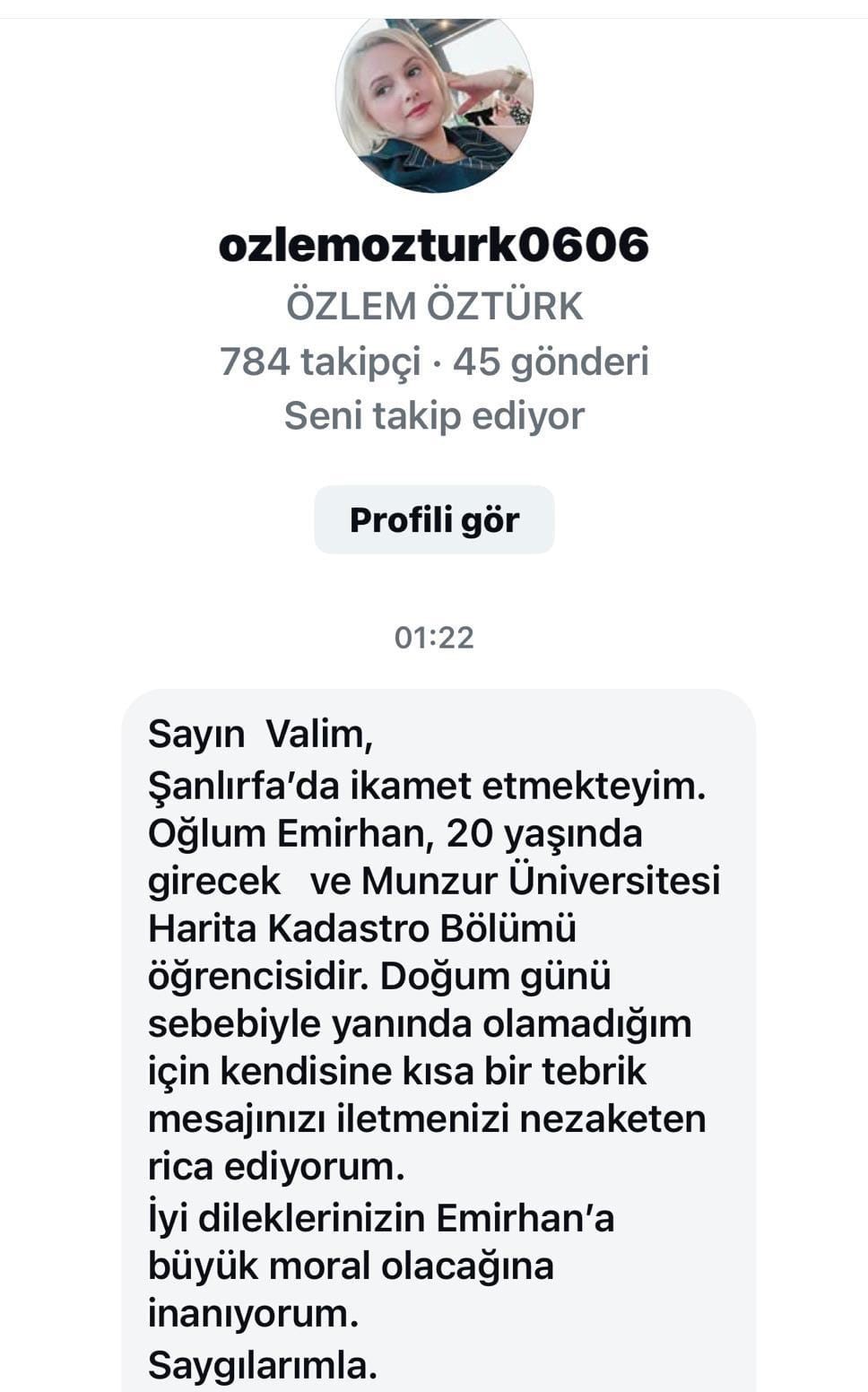 Vali Aygöl’den anlamlı jest