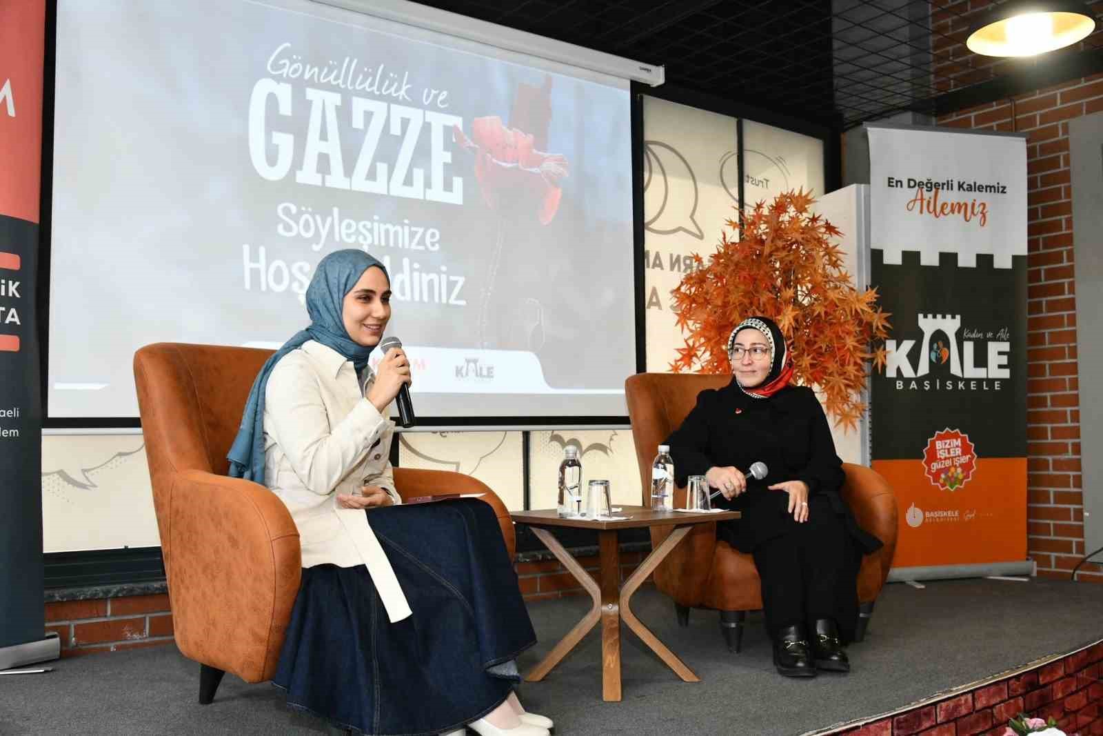 Başiskele’de &quot;Gönüllülük ve Gazze&quot; söyleşisi düzenlendi