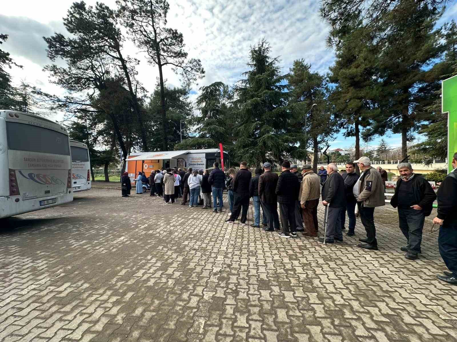 Çarşamba’da SAMKART’a geçiş süreci tamamlandı