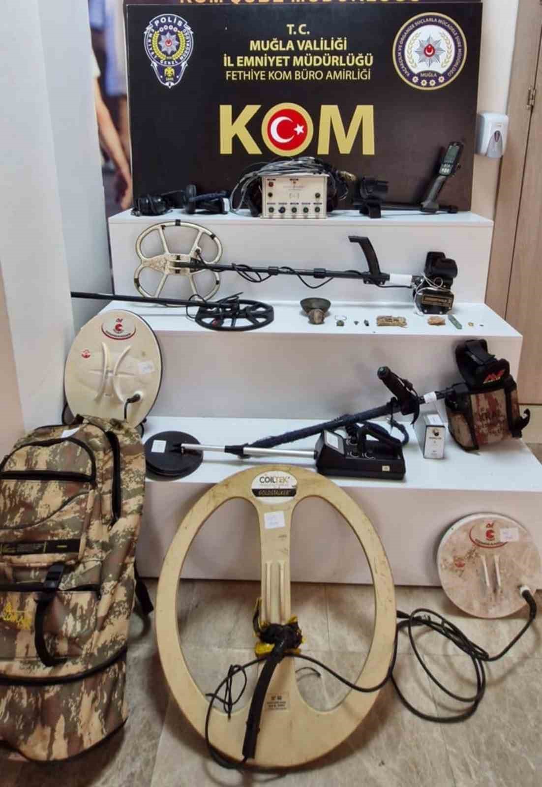 Fethiye’de tarihi eser kaçakçılığı operasyonu: 1 tutuklama 