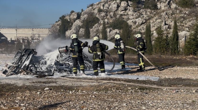 Burdur&rsquo;da ger&ccedil;eğini aratmayan yangın ve KBRN tatbikatı
