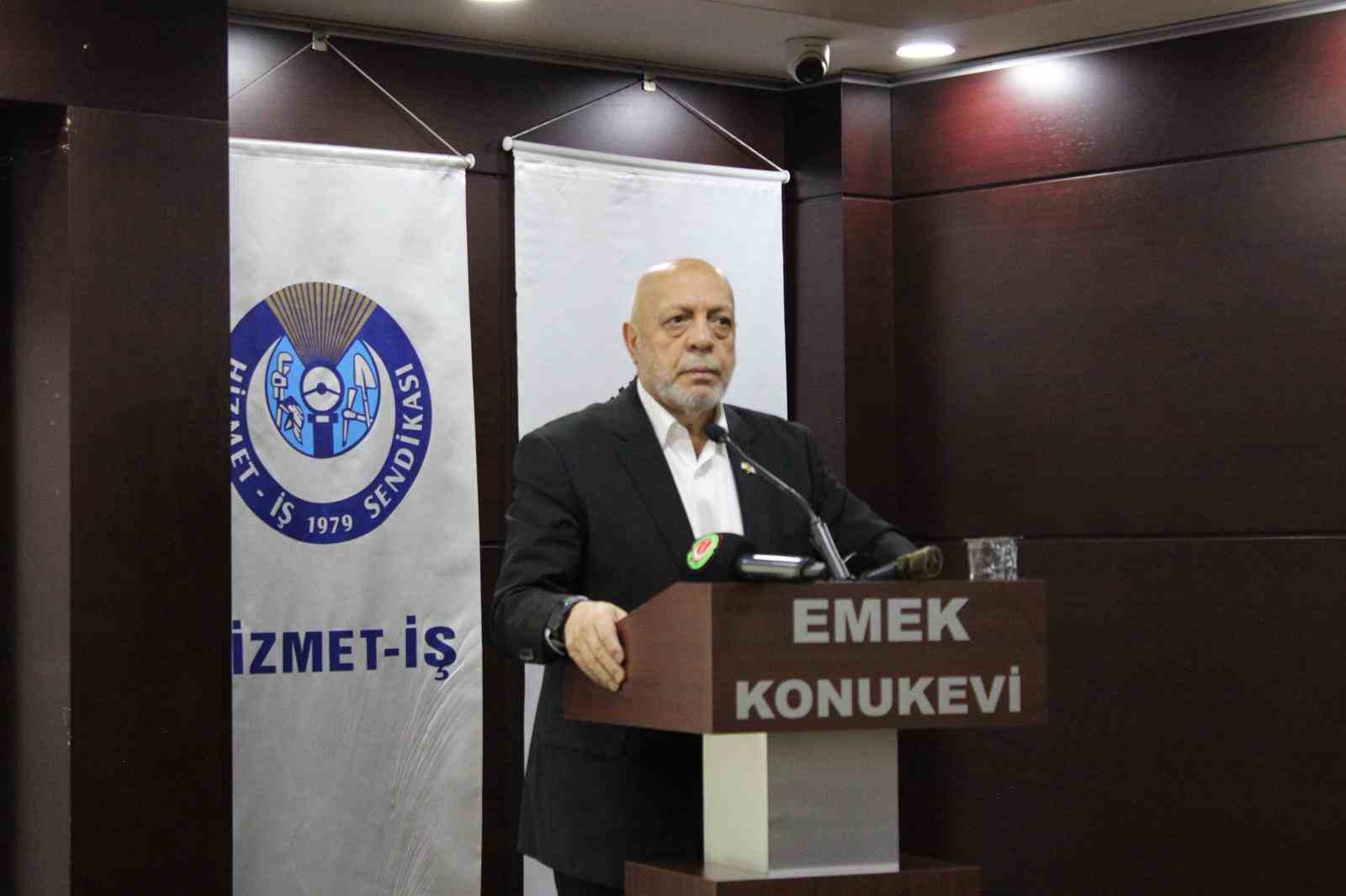 HAK-İŞ Genel Başkanı Arslan: "Asgari Ücret Tespit Komisyonu’ndan sağlıklı bir asgari ücret çıkmaz"
