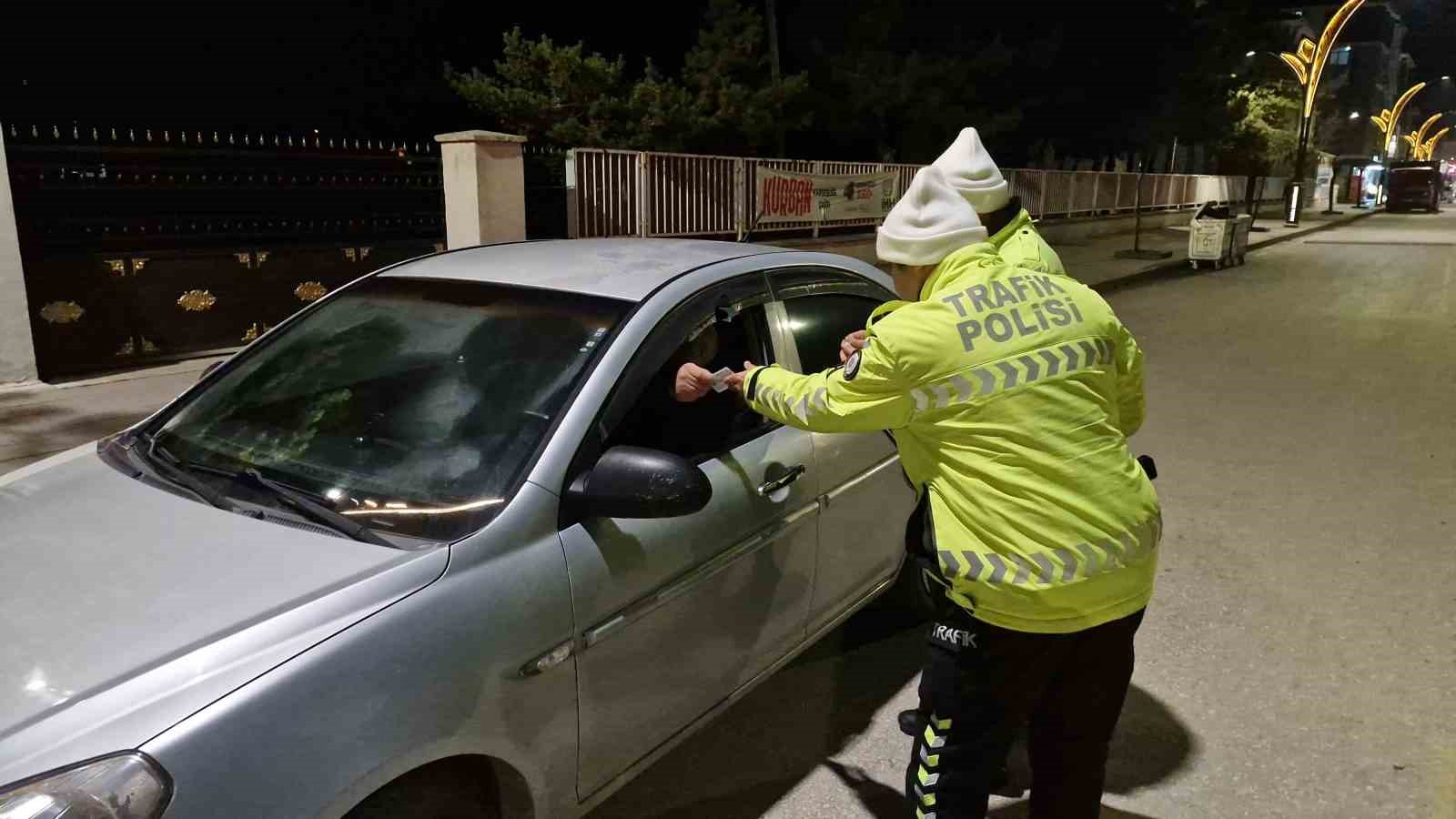 Çorum’da sürücülere sıkı denetim: 30 araca ceza