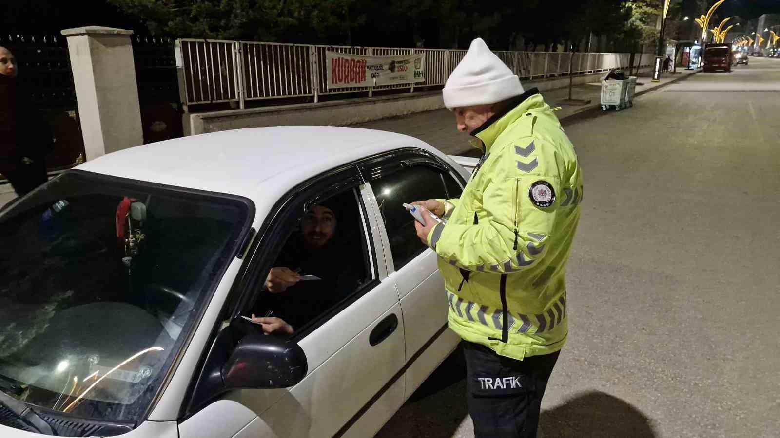 Çorum’da sürücülere sıkı denetim: 30 araca ceza