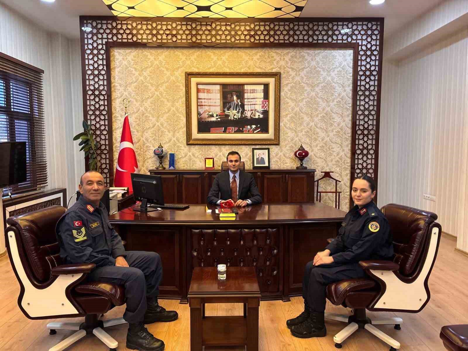 Çamardı İlçe Jandarma Komutanı Teğmen Beyza Yavuz görevine başladı