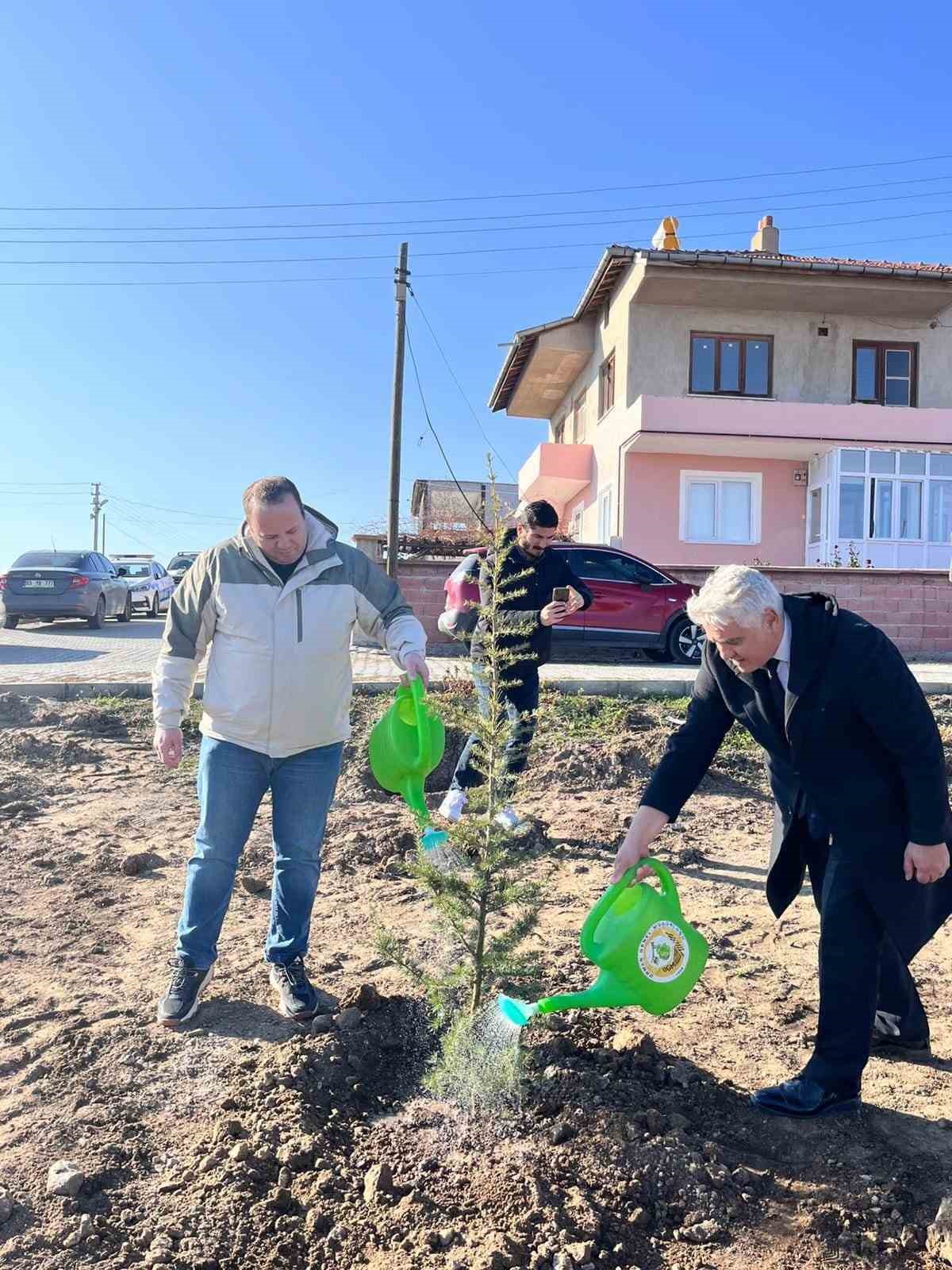 Şuhut İlçe Emniyet Müdürlüğü Hatıra Ormanı oluşturuldu