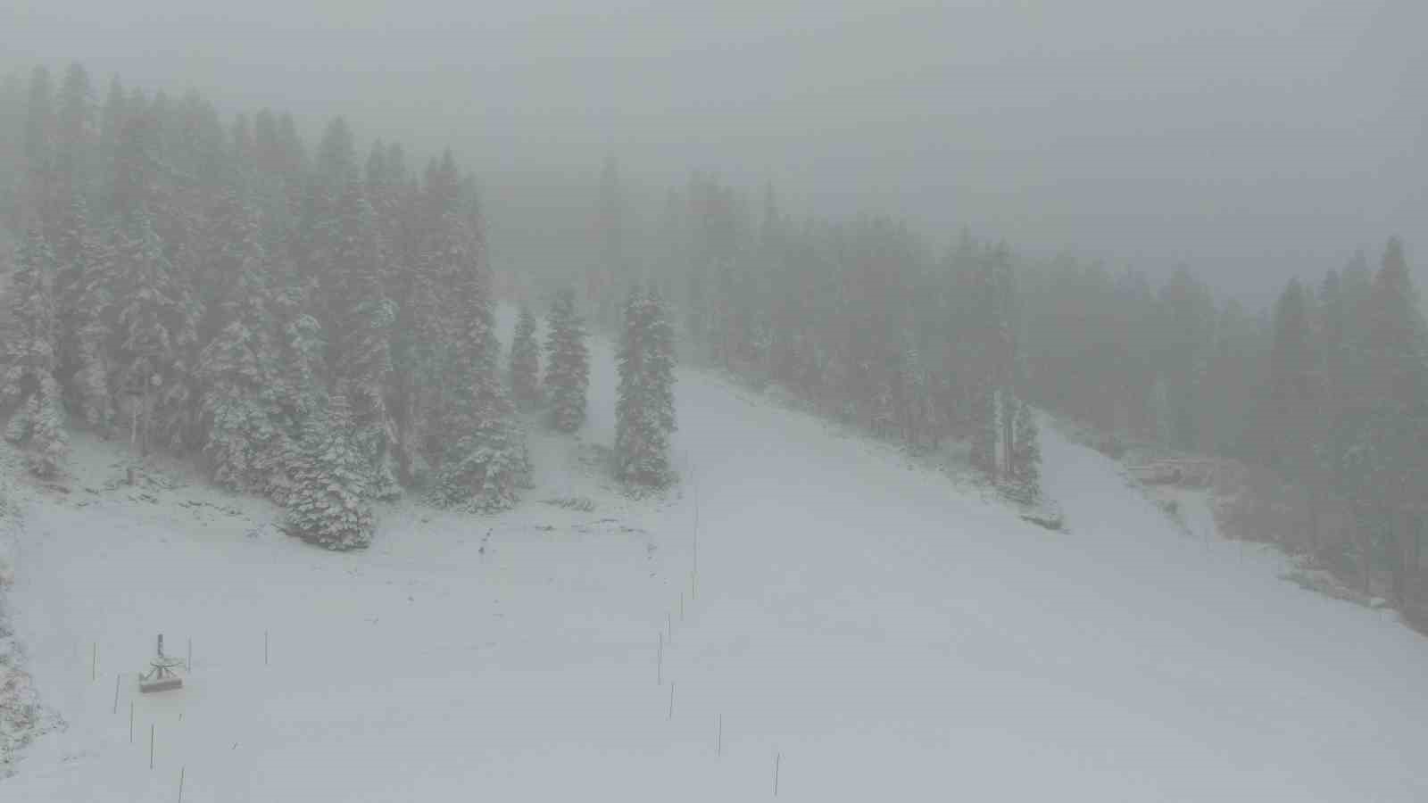 Ilgaz Dağı’nda kar kalınlığı 20 santimetreye ulaştı