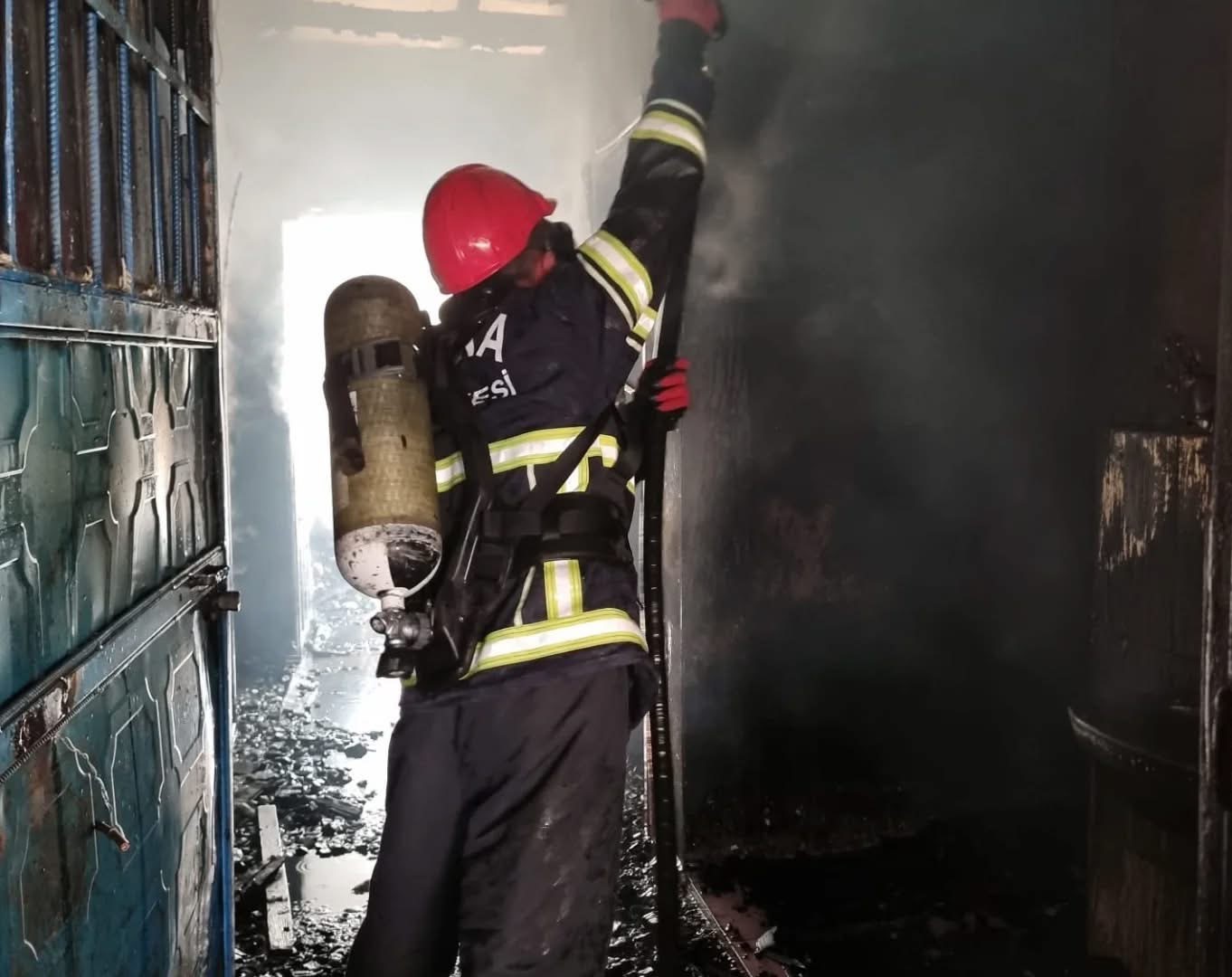 Yangında evi küle dönen yaşlı kadının cenazesine ulaşıldı